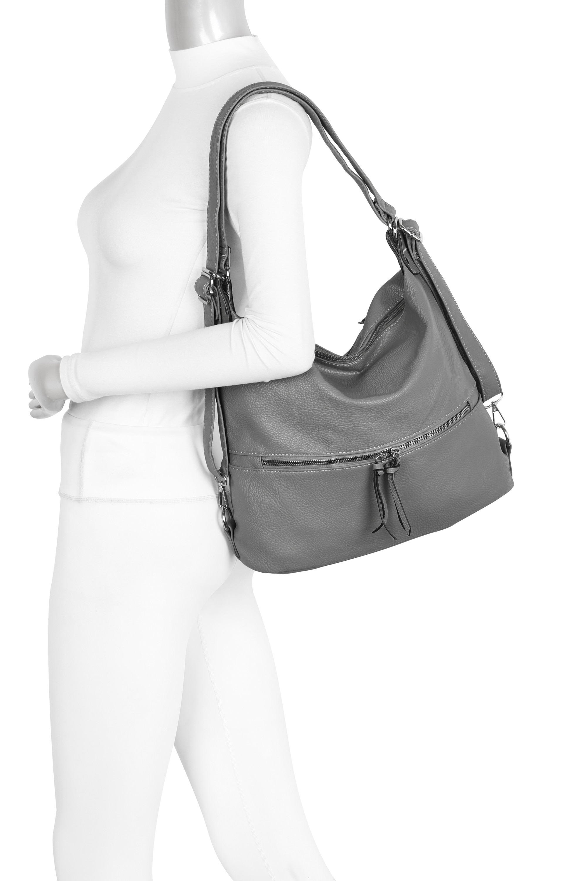 TONI&FRIENDS Schultertasche »RuckZack«, auch als Rucksack tragbar