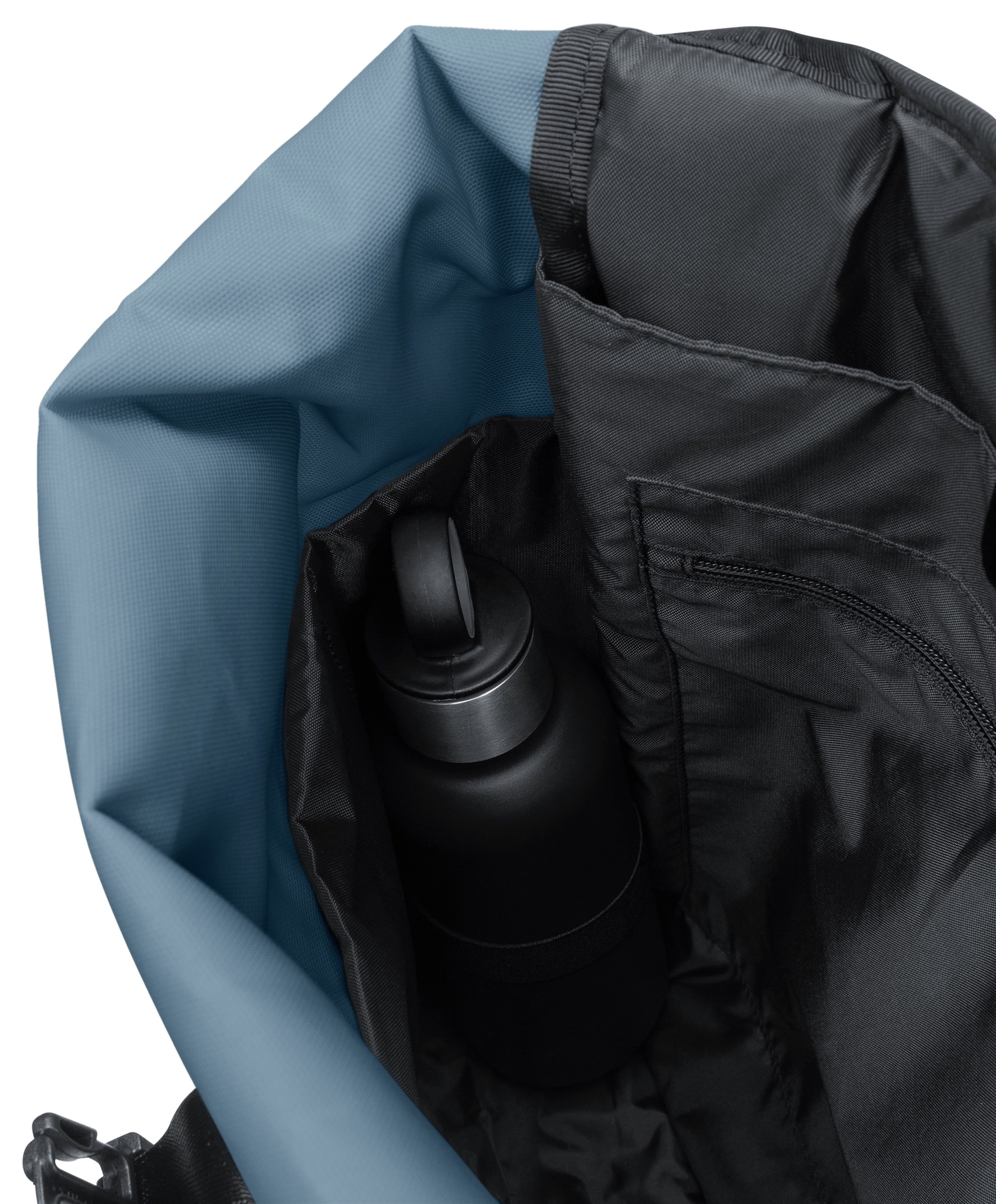 Eastpak Freizeitrucksack »UP ROLL Tarp Dust Blue« wasserabweisender Rolltop Rucksack, roll up