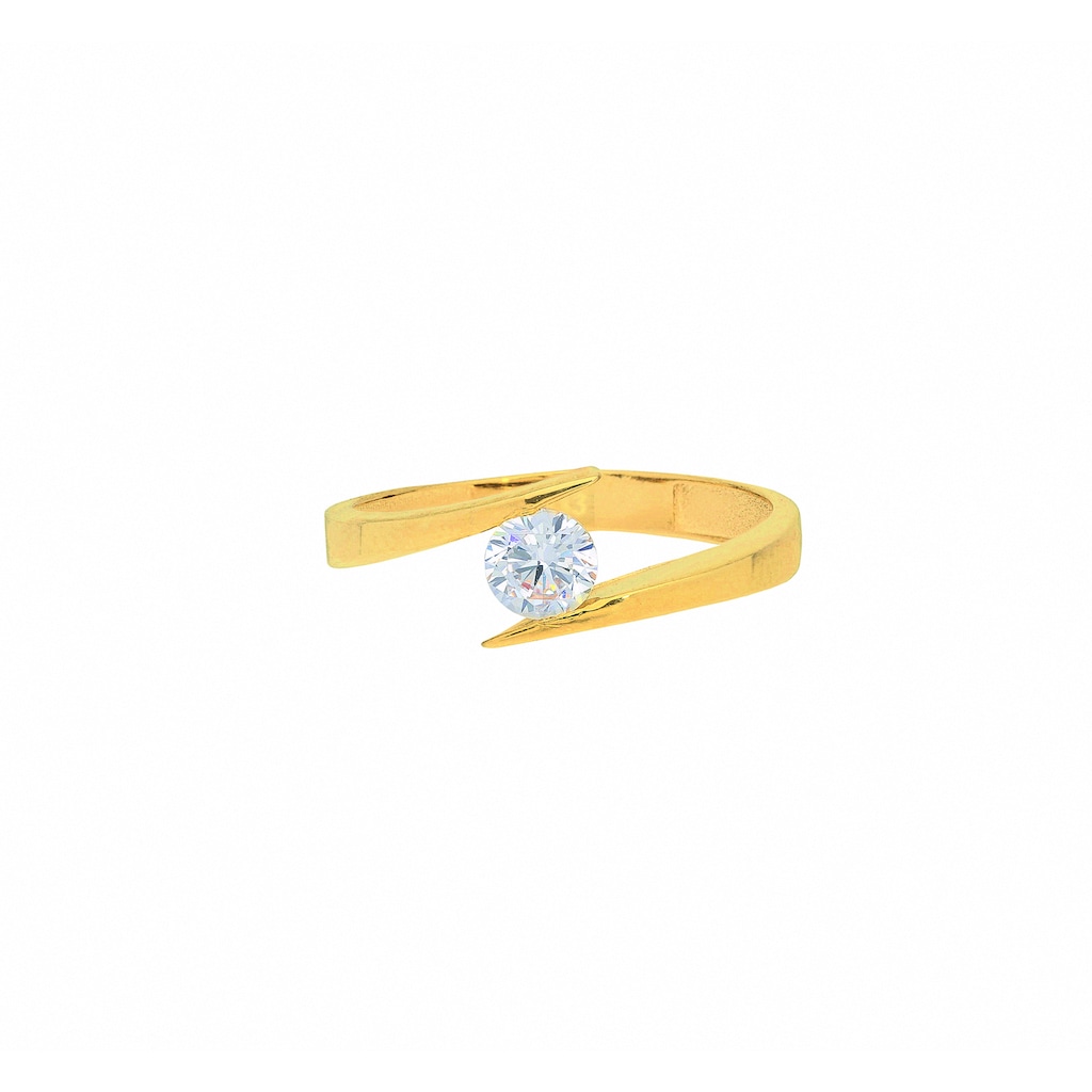 Adelia´s Goldring »333 Gold Ring mit Zirkonia«