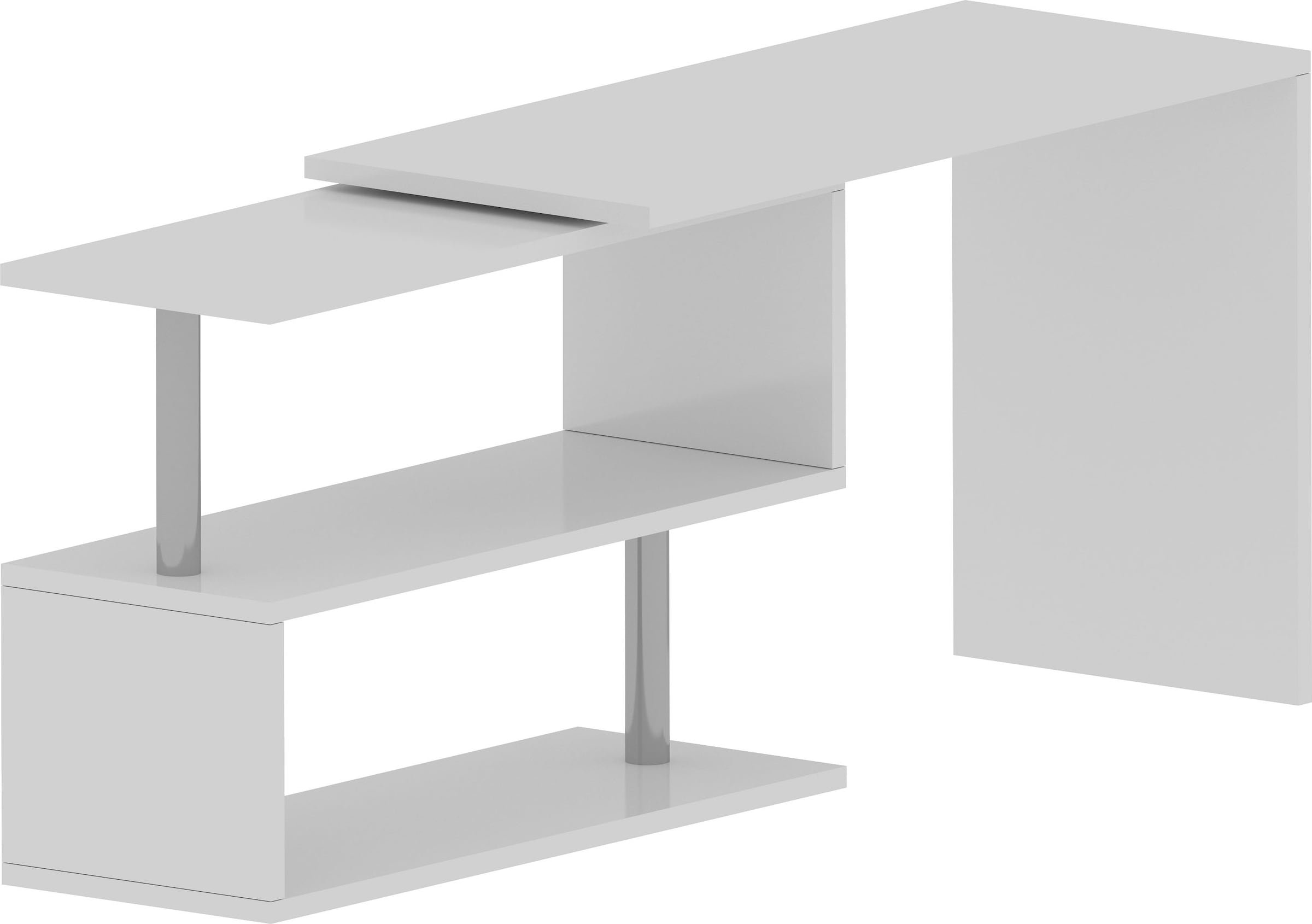 INOSIGN Schreibtisch »Volta, Made in Italy«, multifunktional - als Computertisch, Eckschreibtisch oder Sideboard