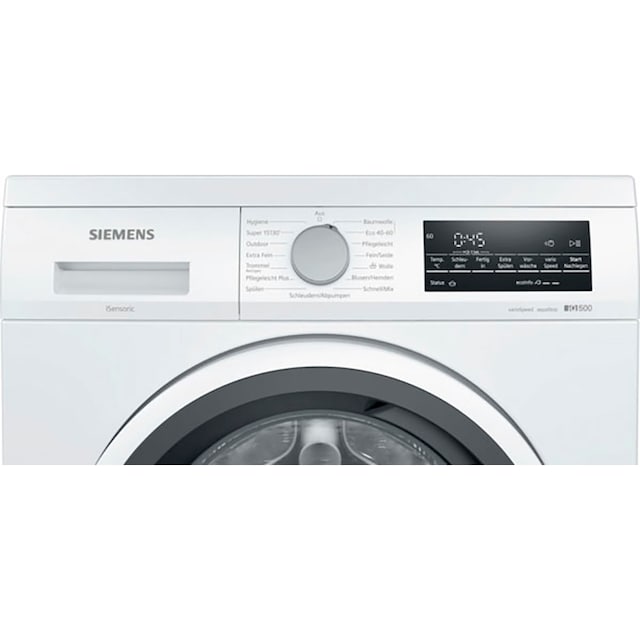 SIEMENS Waschmaschine »WU14UT41«, iQ500, WU14UT41, 9 kg, 1400 U/min,  unterbaufähig bestellen | BAUR