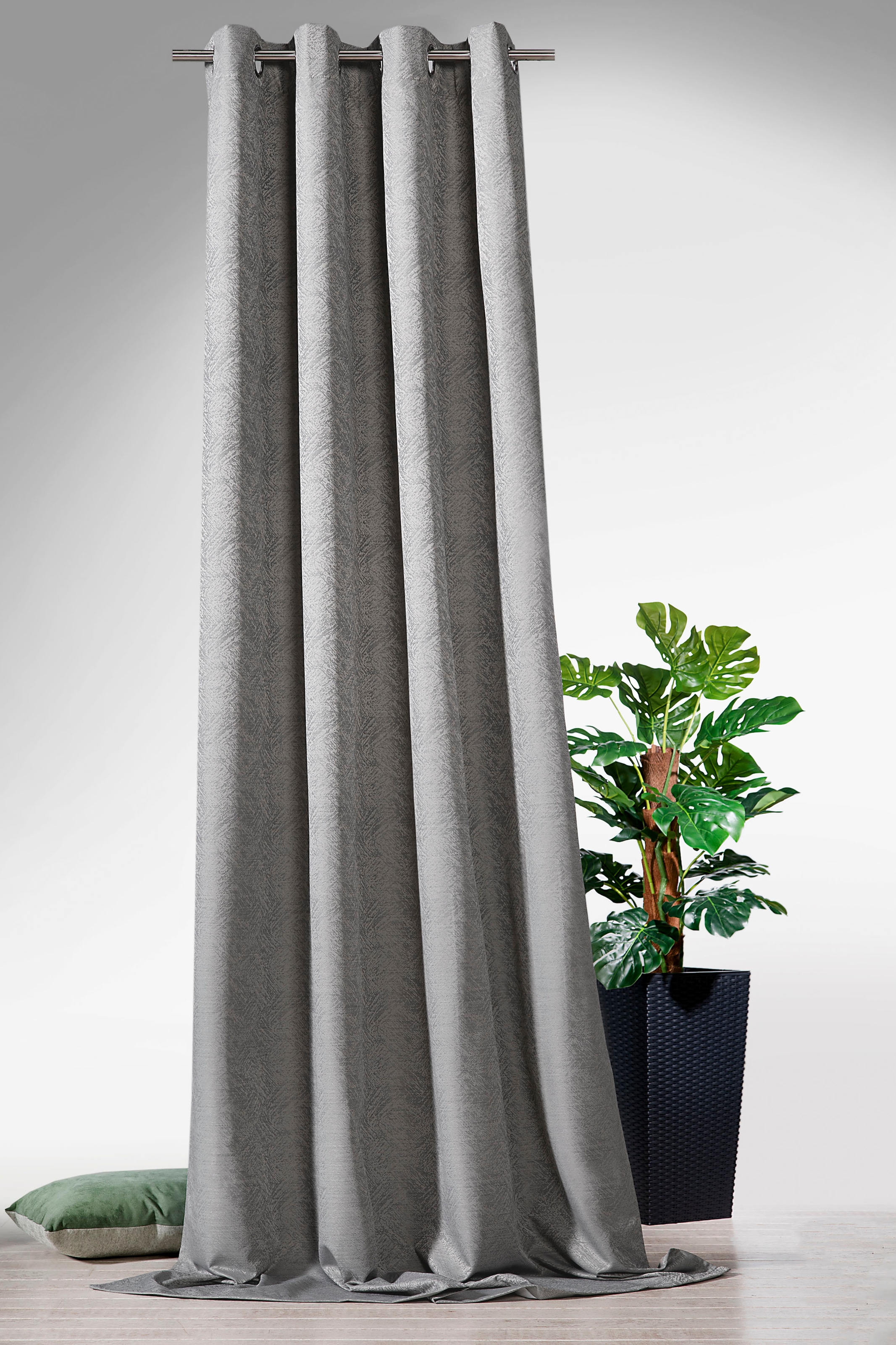 Weckbrodt Vorhang "Lucca" Ösen 1 tlg. Jacquard, blickdicht, Thermo, Verdunk günstig online kaufen