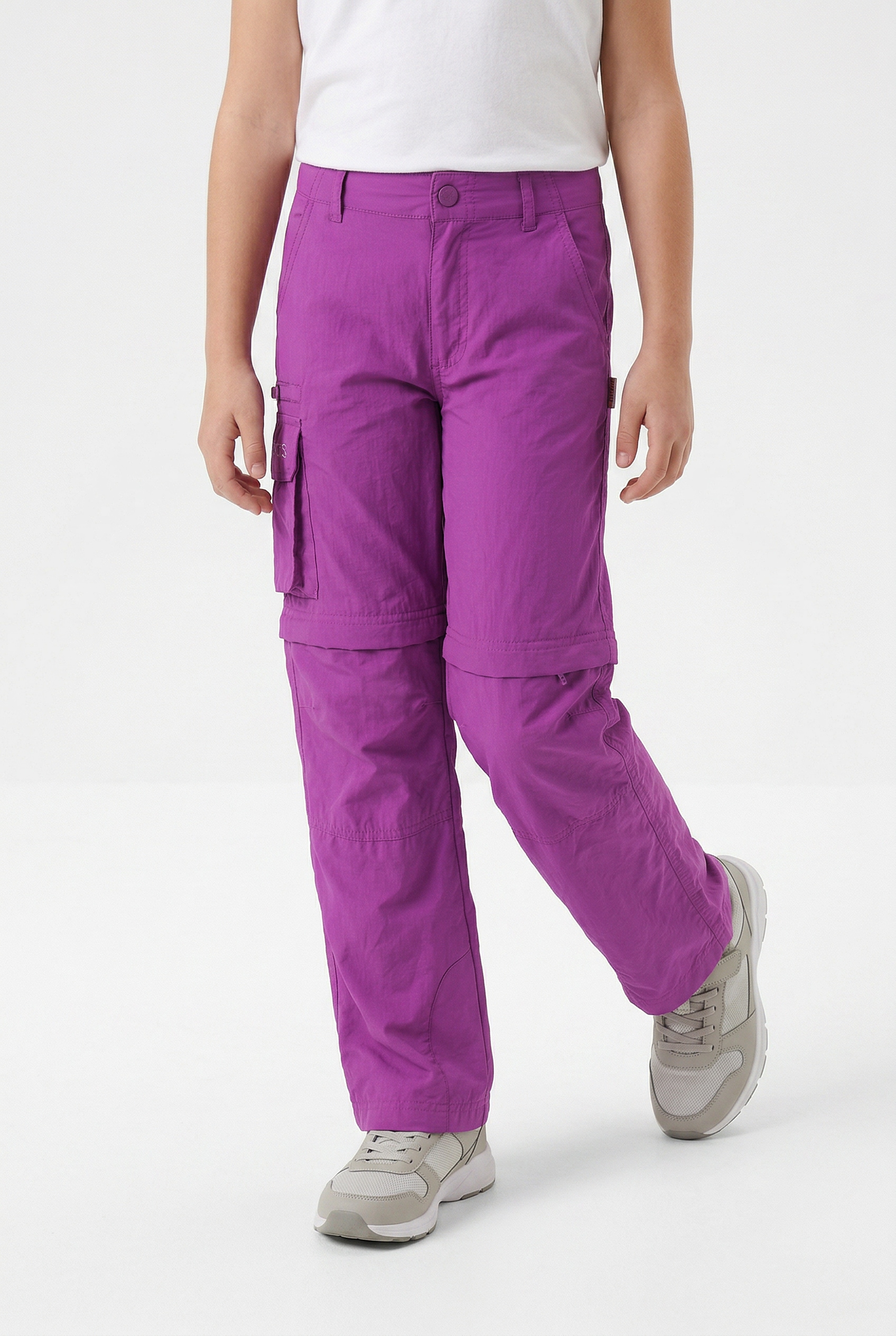 TROLLKIDS Zip-off-Hose "Kids Oppland Pants Slim Fit" mit Zip-off-Funktion, Slim Fit, aus Polyamid