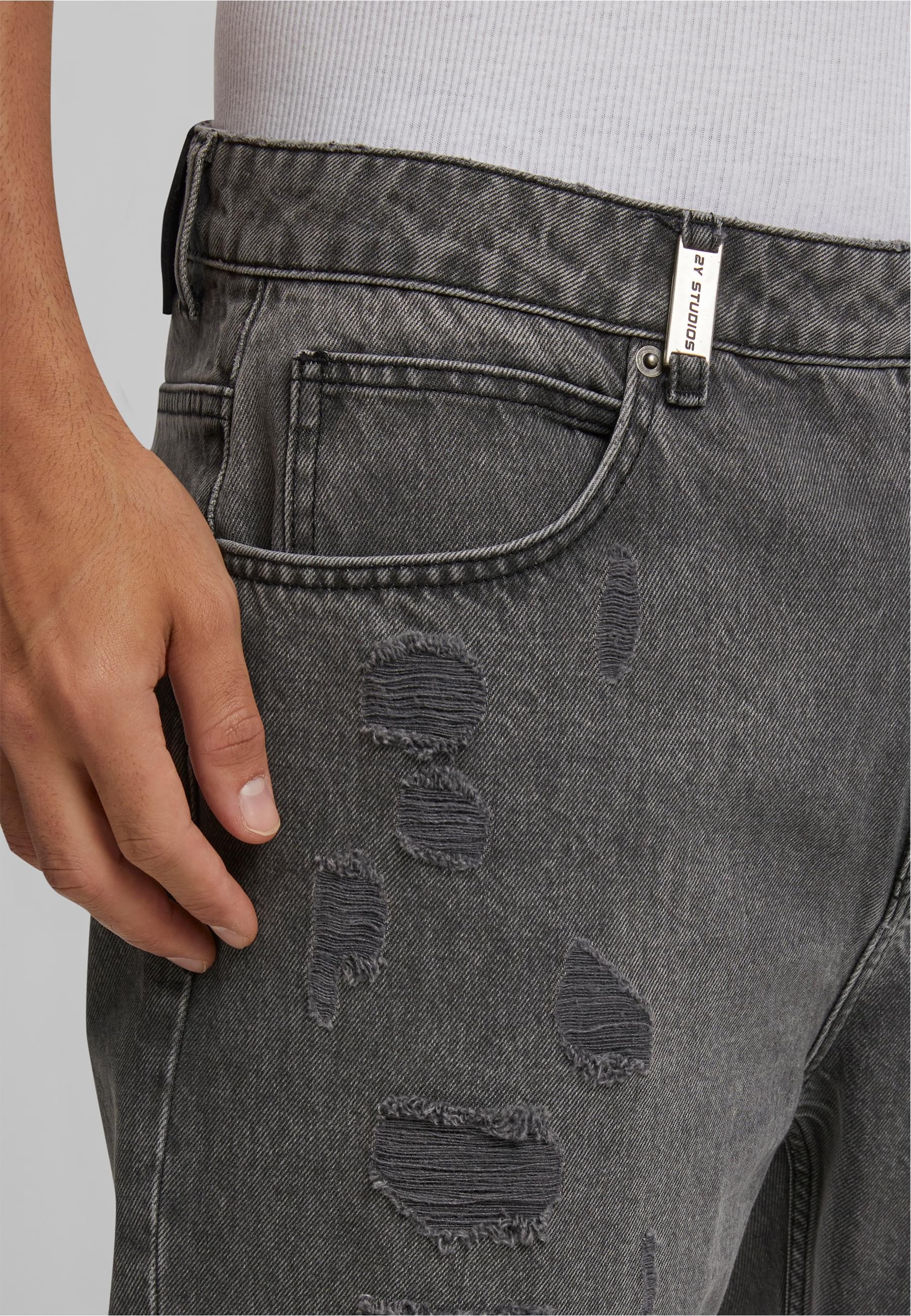 2Y Studios Bequeme Jeans »2Y Studios 2Y Firio Destroyed Straight Jeans«