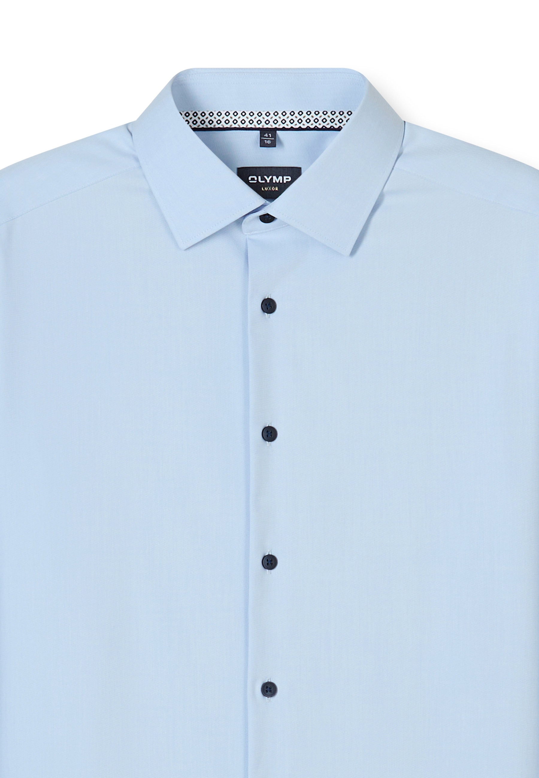 OLYMP Luxor 24/Seven Men's Shirt Blue 46 5