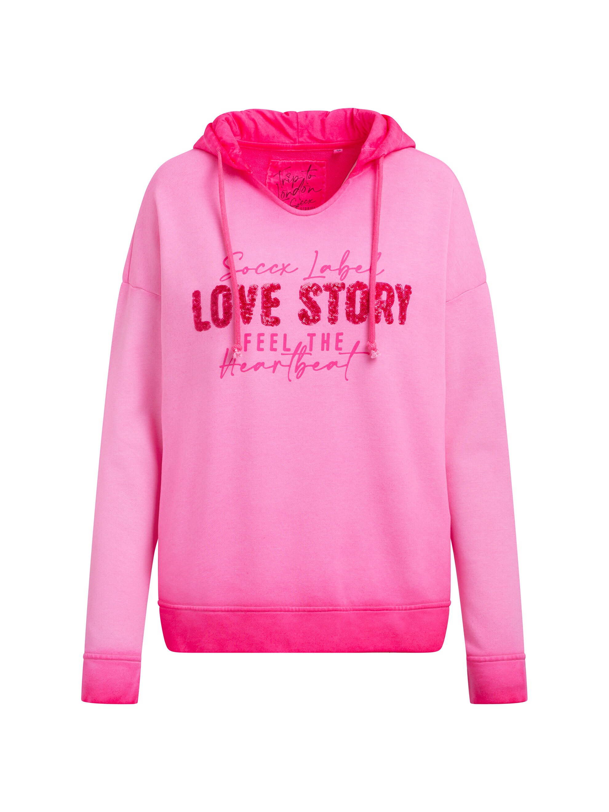 SOCCX Kapuzensweatshirt , mit Pailletten
