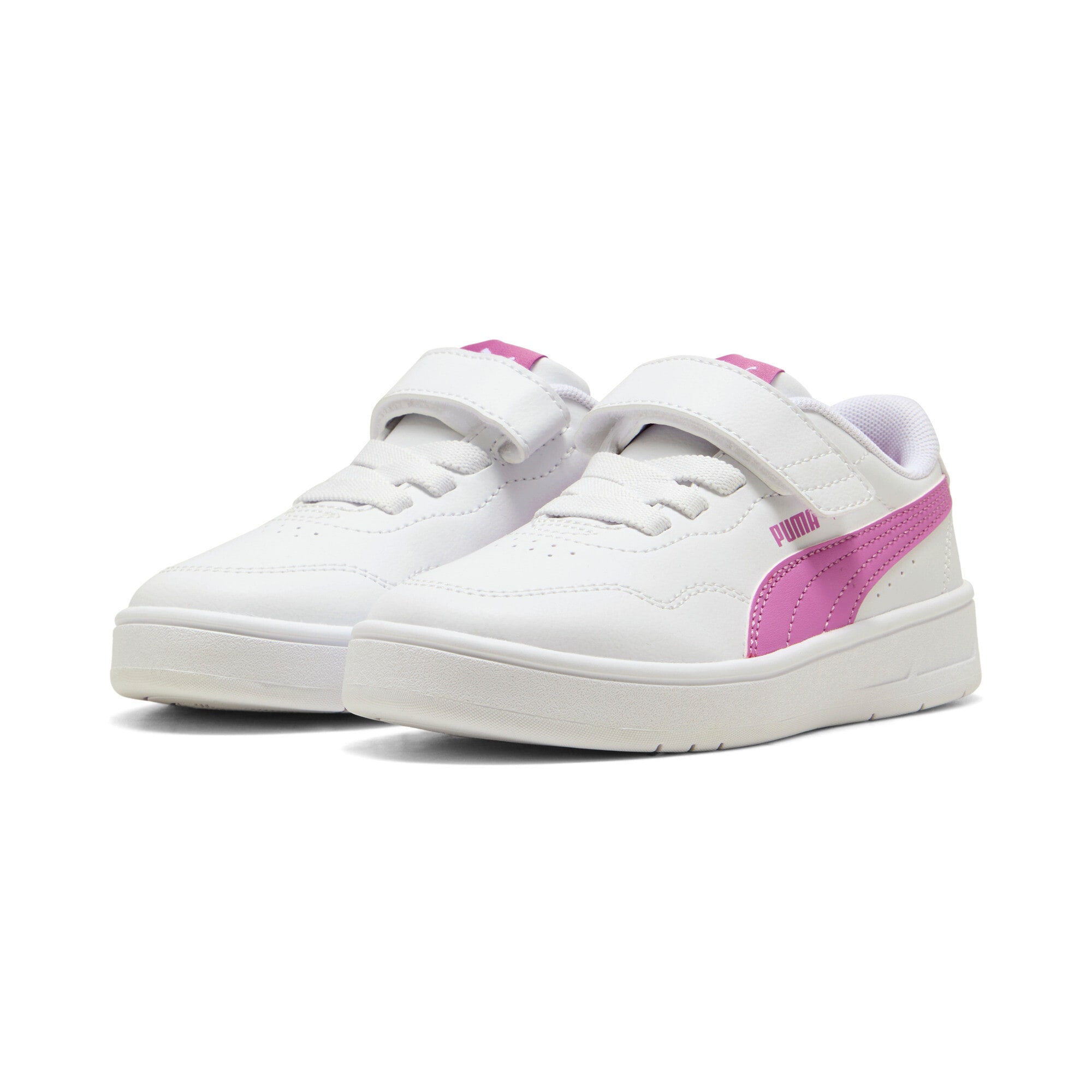 PUMA Sneaker "COURT LALLY AC PS" mit Klettverschluss und elastischen Schnürsenkeln