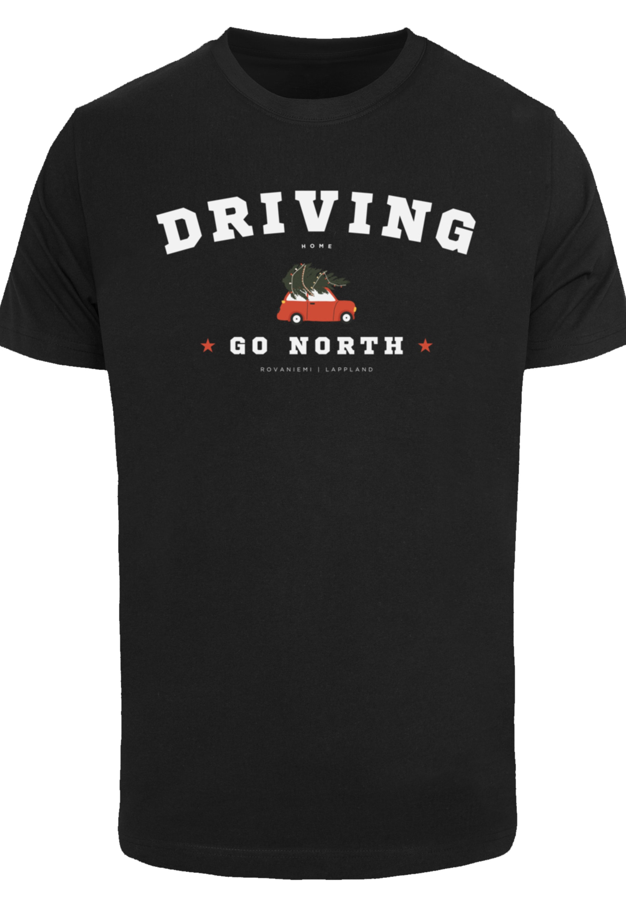 F4NT4STIC T-Shirt »Driving Home Weihnachten«, Weihnachten, Geschenk, Logo