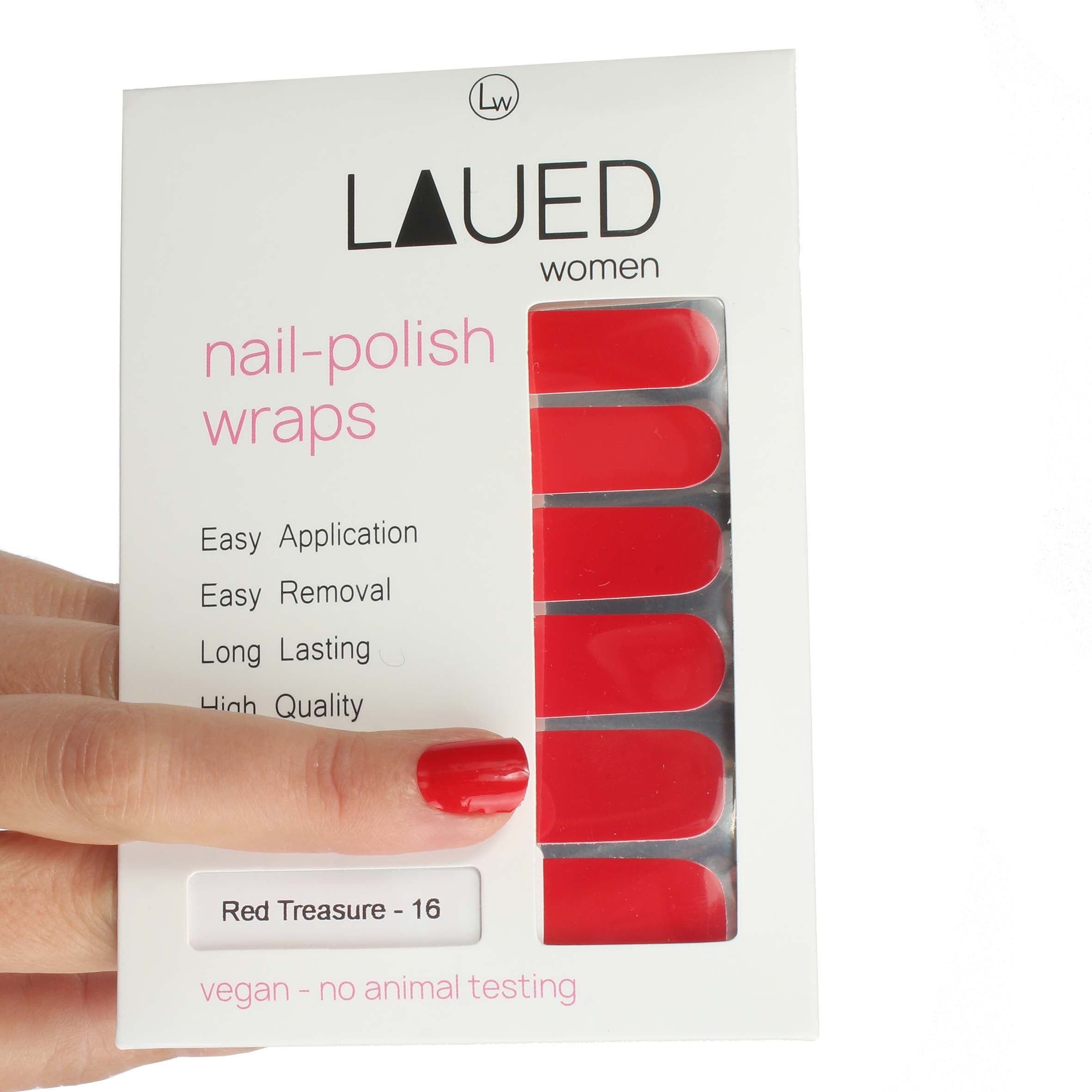 Vargu Nagellack »solid red«, aus zertifizierter Produktion (SGS / SEDEX) und Material (FSC)