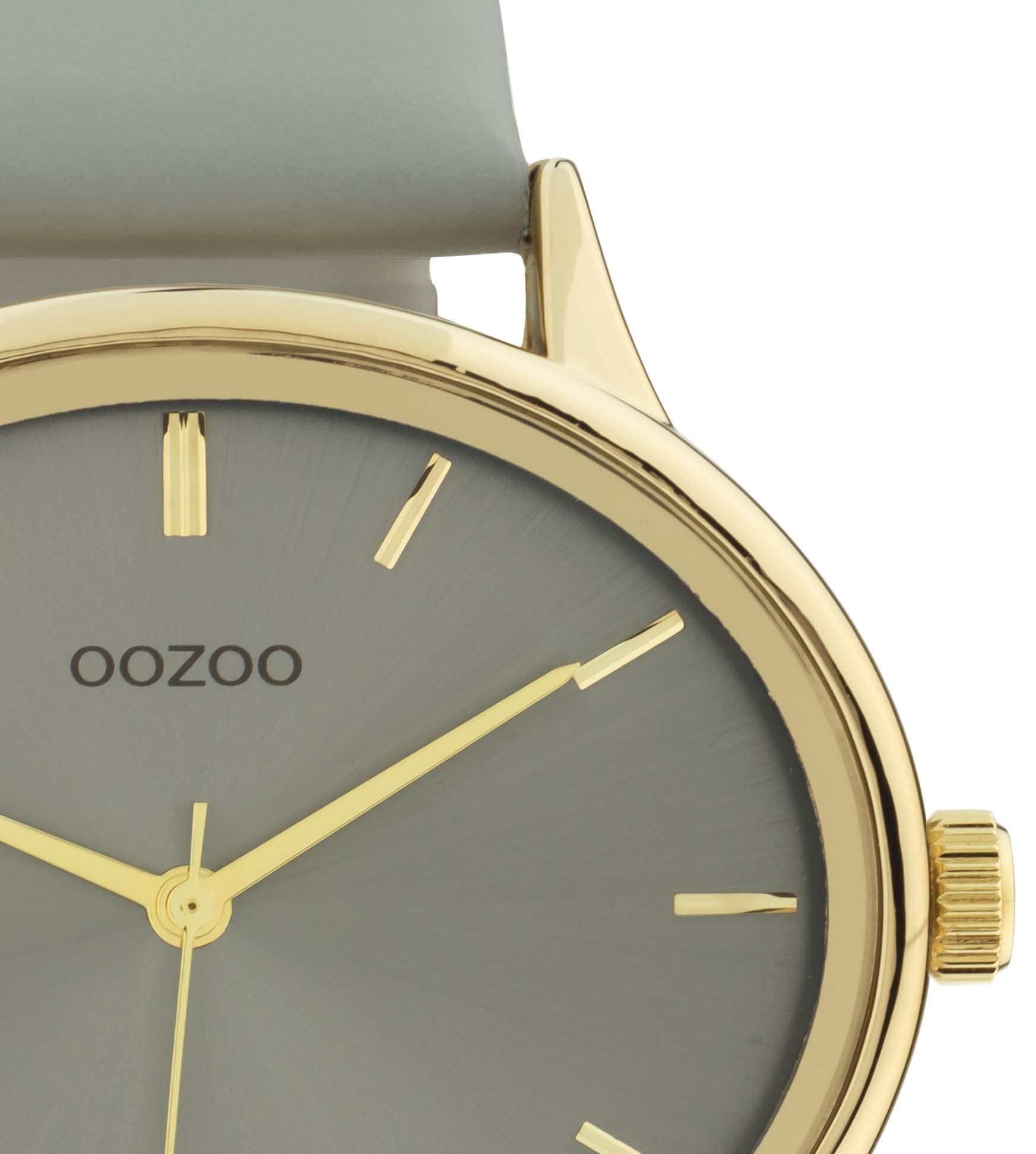 OOZOO Quarzuhr, Armbanduhr, Damenuhr, Lederarmband
