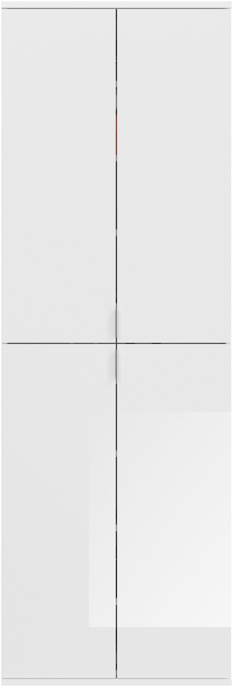 INOSIGN Garderoben-Set »Trondheim, Breite 213 cm, 6-teilig, bestehend aus:«, (Set, 5 St.), 3x Garderobenschrank, 1 Kommode, 1 Garderobenstange, 1 Ablageboden