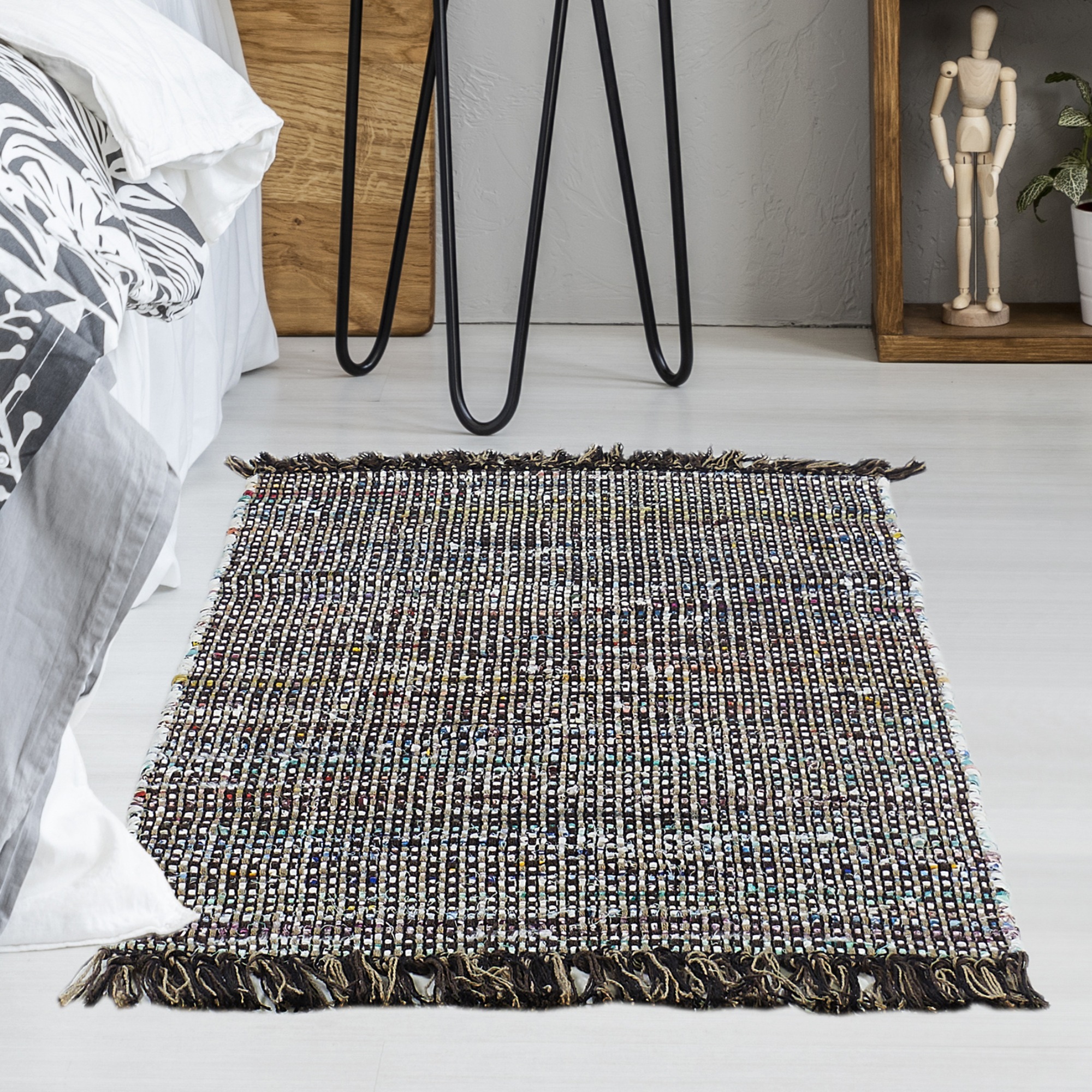 Andiamo Teppich "Frida" rechteckig 8 mm Höhe Handweb Teppich, Fleckerl, rei günstig online kaufen