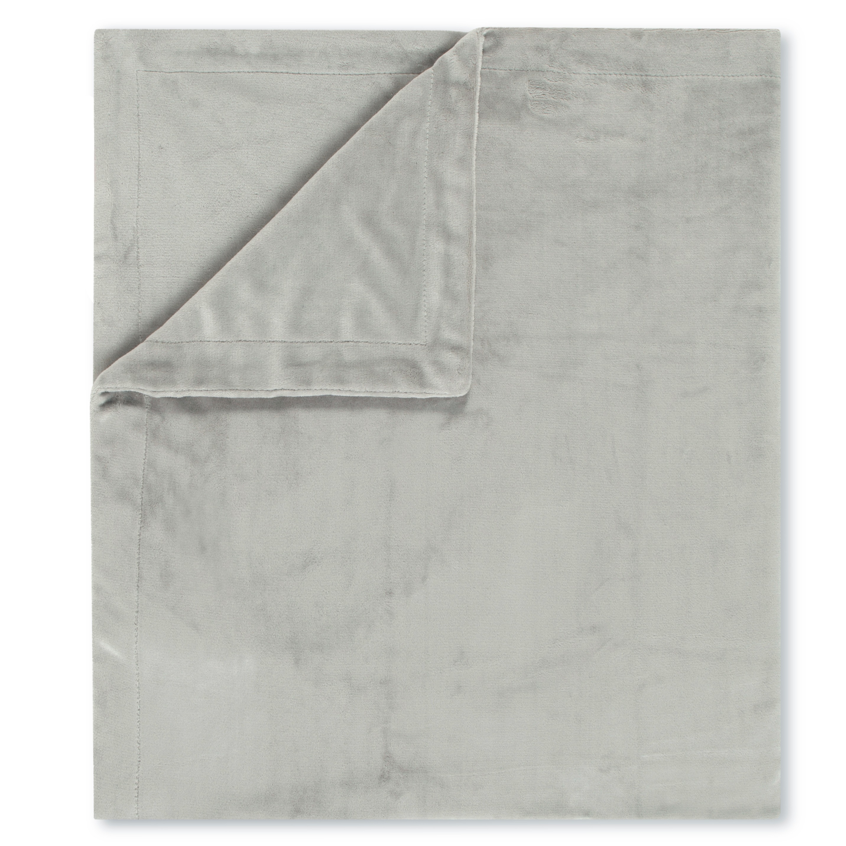 Thumbnail - hip Plaid "Uni" Super Weich, Kuscheldecke, Wohndecke, 160x180 cm, Unifarben Dunkelblau