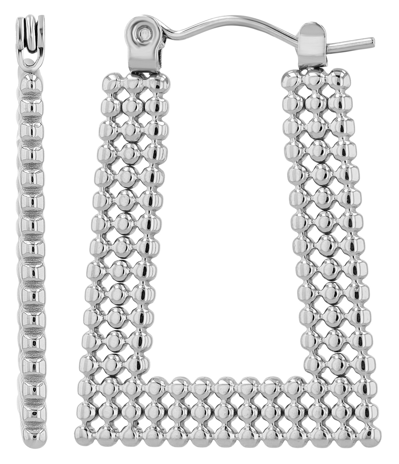 Adelia´s Paar Creolen »Damen Ohrringe – Creole aus Edelstahl« Perfekt zum Verschenken an besondere Menschen