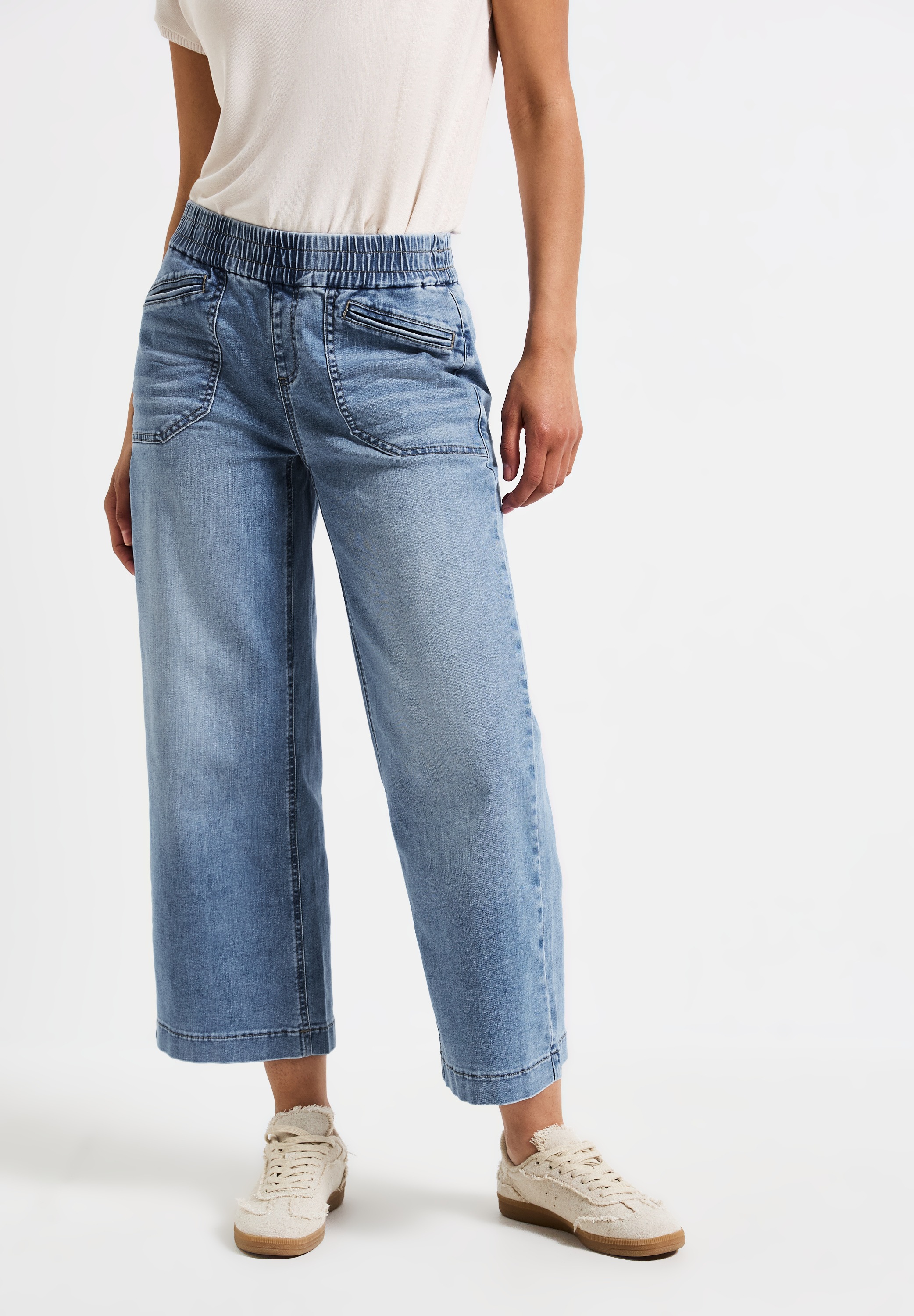 STREET ONE Loose-fit-Jeans, Middle Waist günstig online kaufen