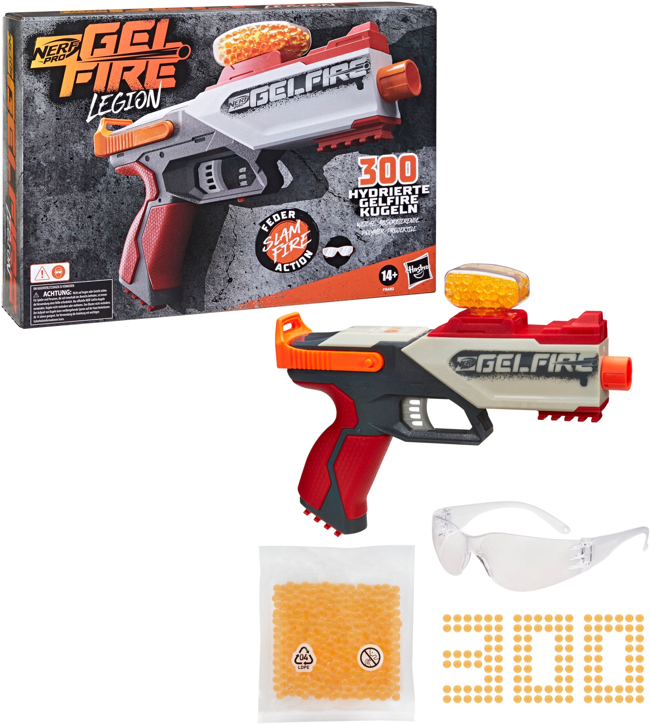 Hasbro Blaster »Nerf Pro Gelfire Legion«, inkl. 300 hydrierte