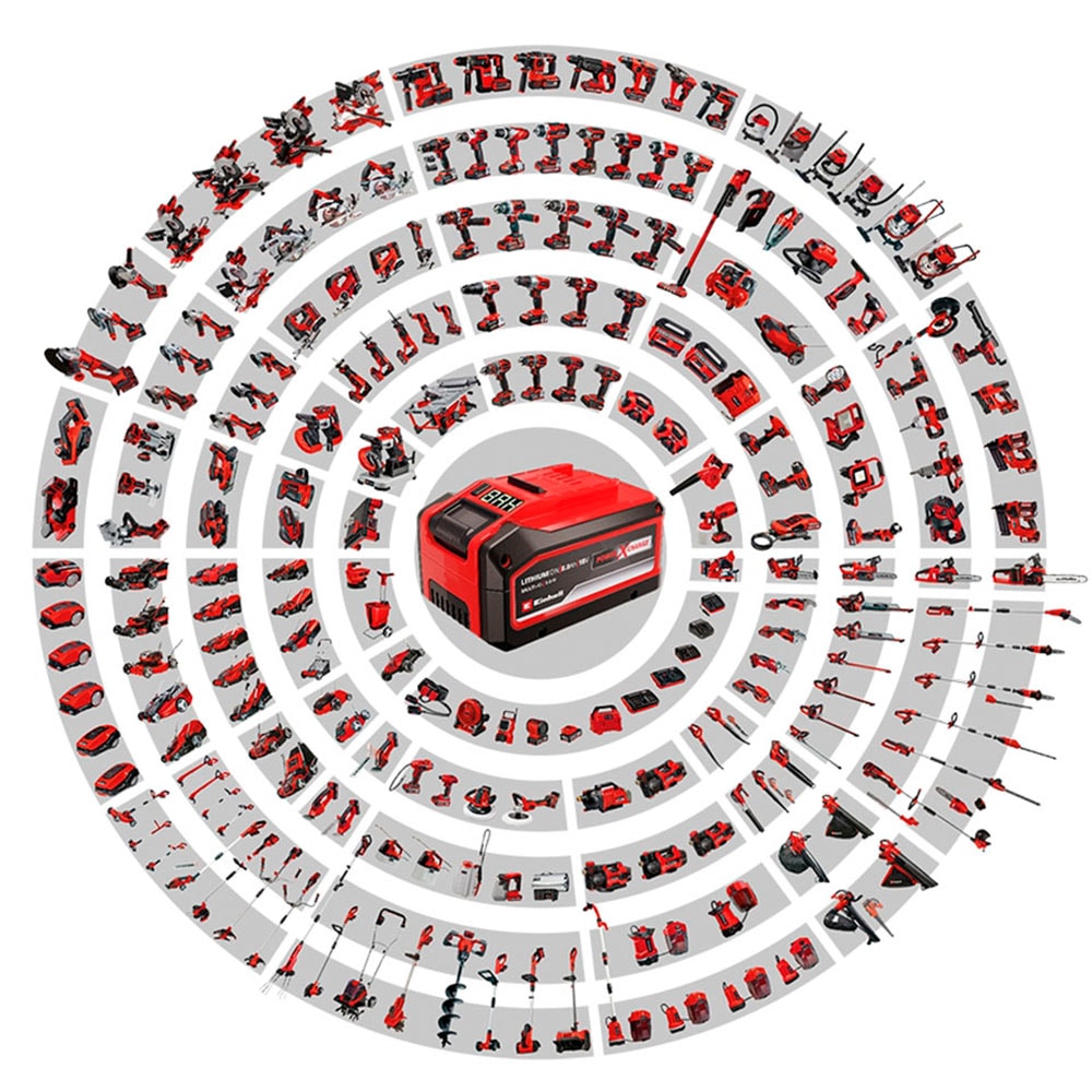 Einhell Akku-Heckenschere »GC-CH 1855/1 Li Kit«, (Set), mit Akku 18V/2,5 Ah und Schnellladegerät