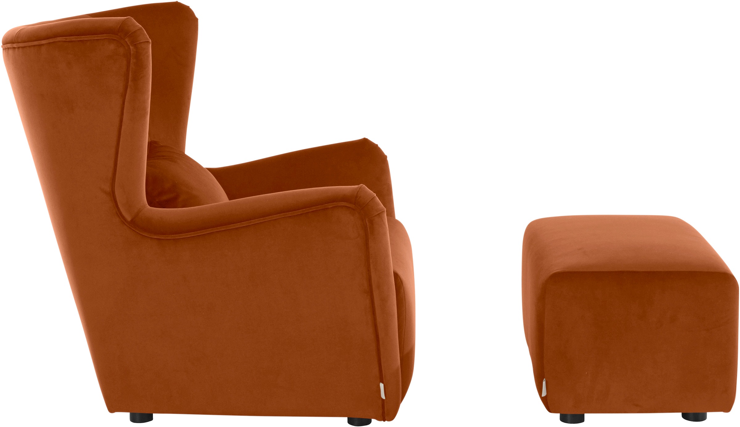 LeGer Home by Lena Gercke Ohrensessel »Levke Sessel«, wahlweise mit oder ohne Hocker