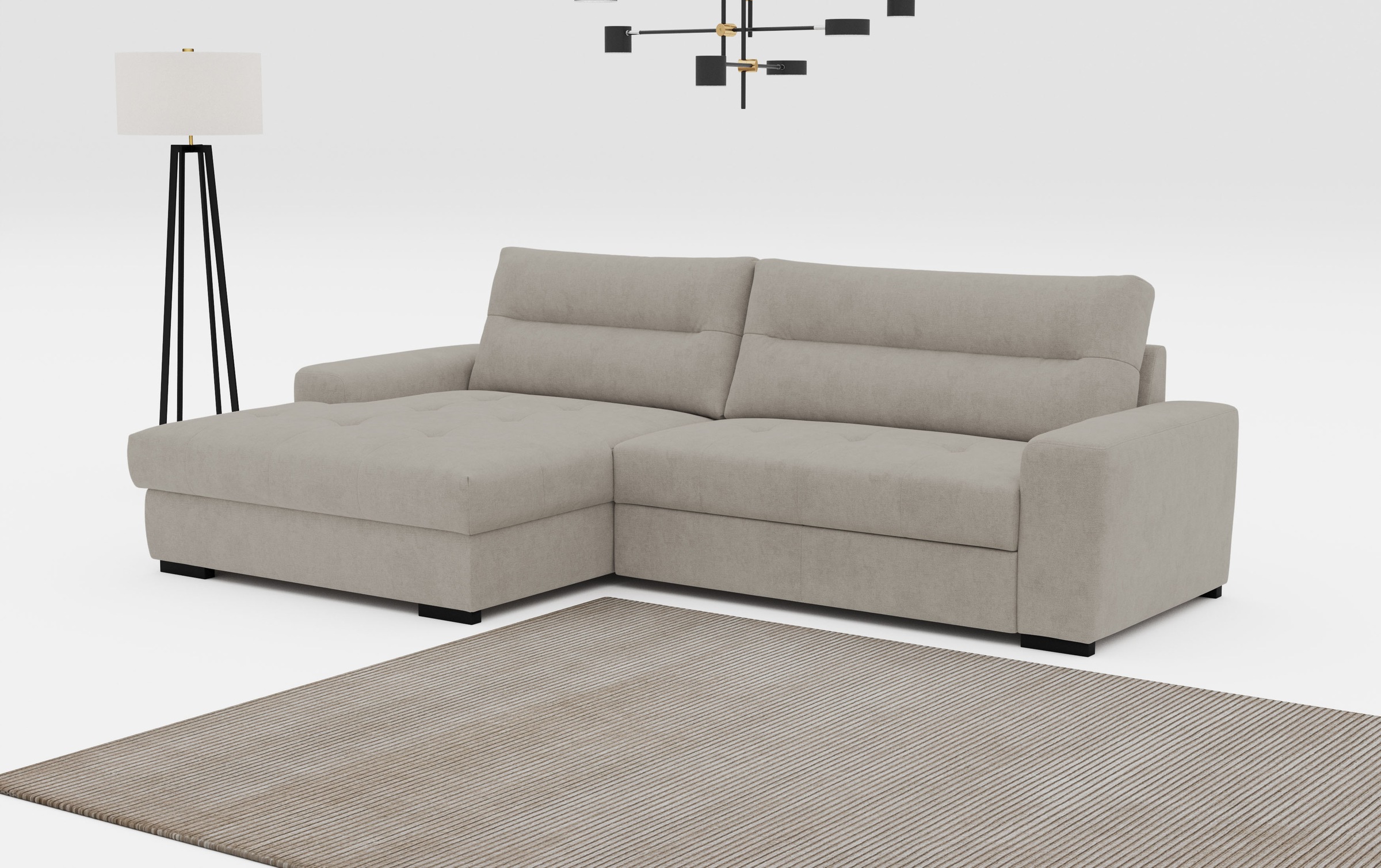 COTTA Ecksofa "Cappa L-Form", wahlweise mit Bettfunktion & Bettkasten günstig online kaufen