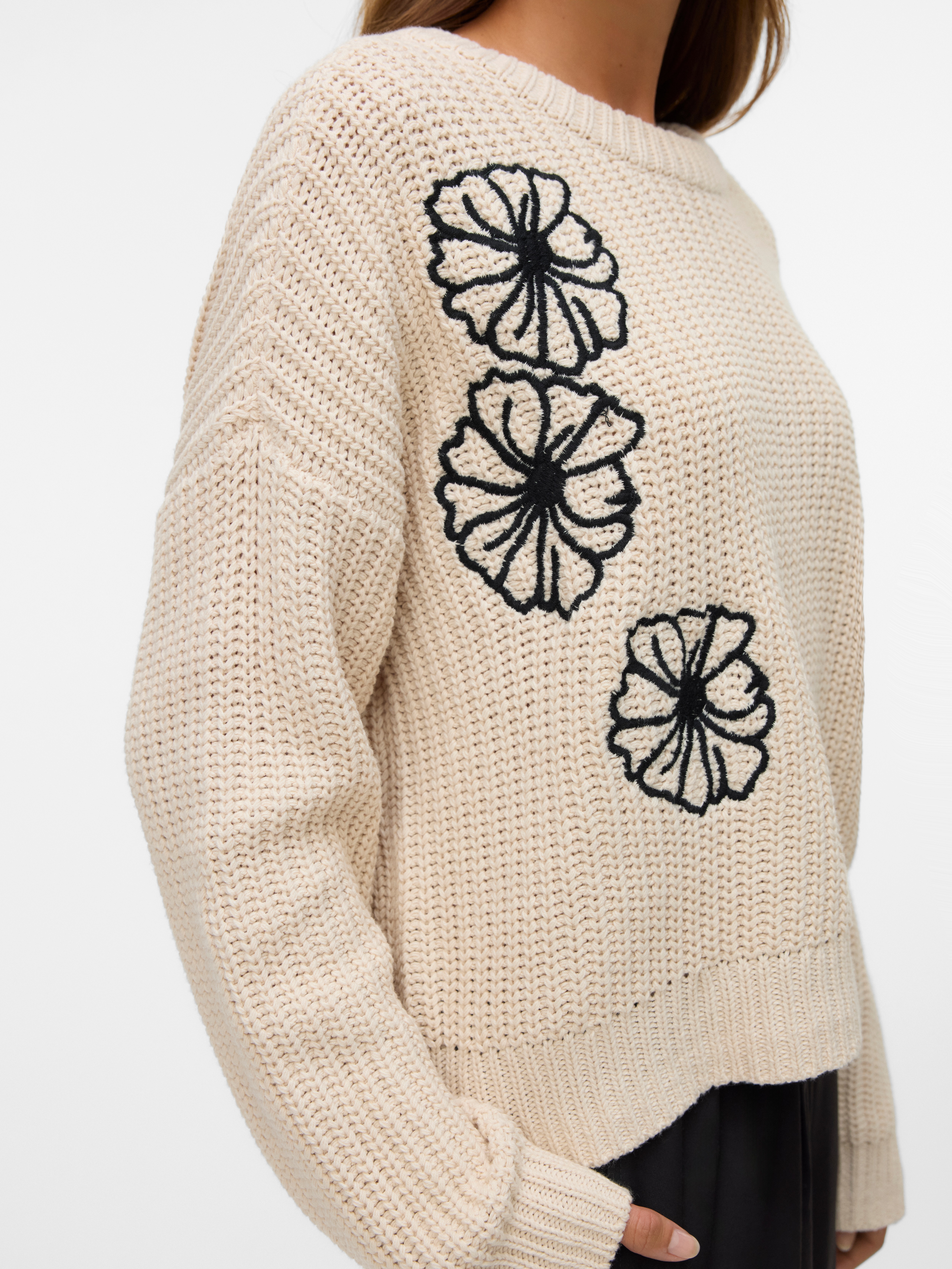 Thumbnail - Vero Moda Rundhalspullover "VMLAURA LS O-NECK PULLOVER BOO"