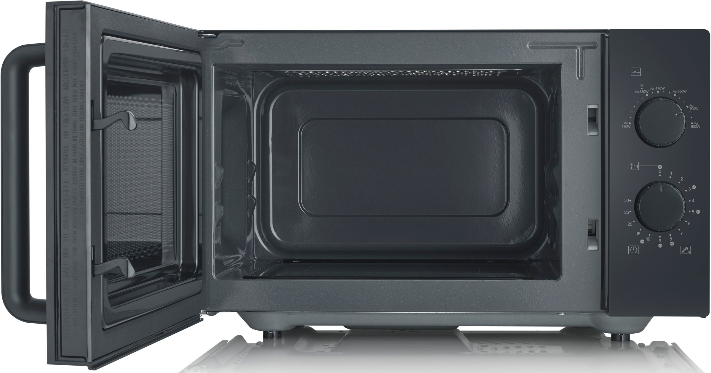 Severin Mikrowelle »MW 7782« Mikrowelle 1400 W Glasboden Mikrowellengerät mit großer Nutzfläche, Auftauen & Erhitzen