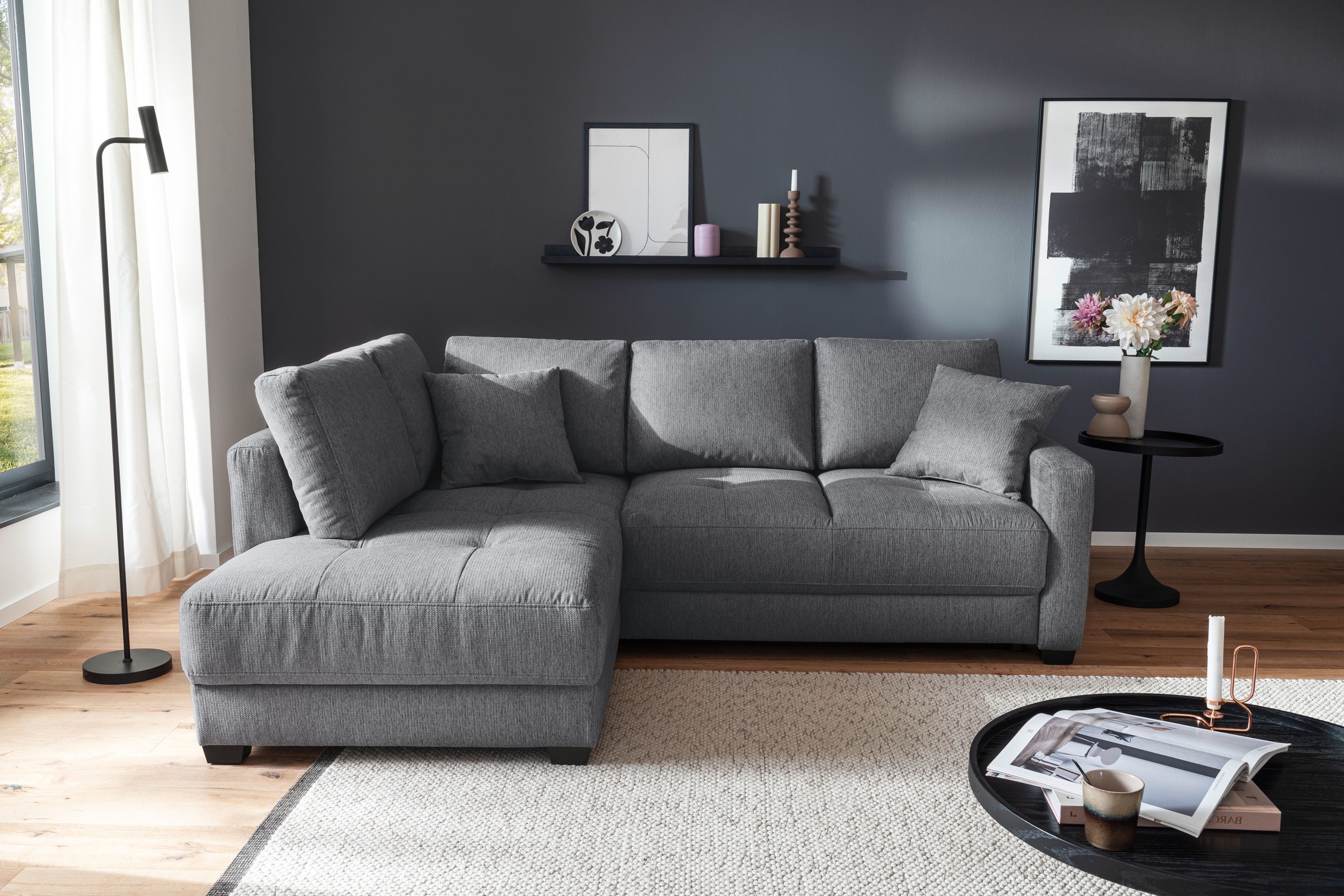 Mr. Couch Ecksofa "Pierre, L-Form mit Taschenfederkern", mit DuraSpring-Tas günstig online kaufen