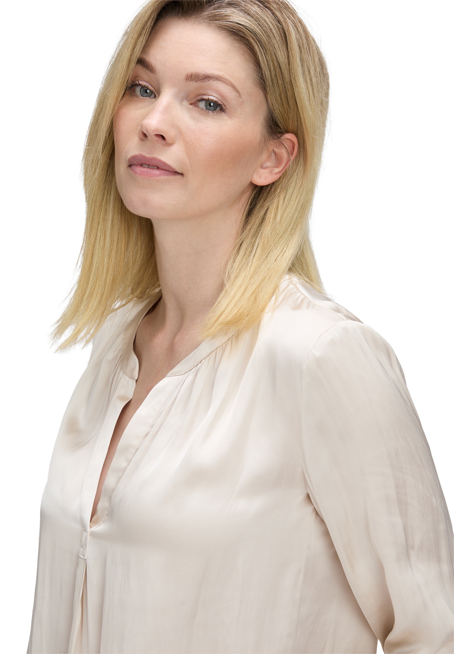Betty Barclay Satinbluse »Betty Barclay Damen Satin-Bluse langarm«