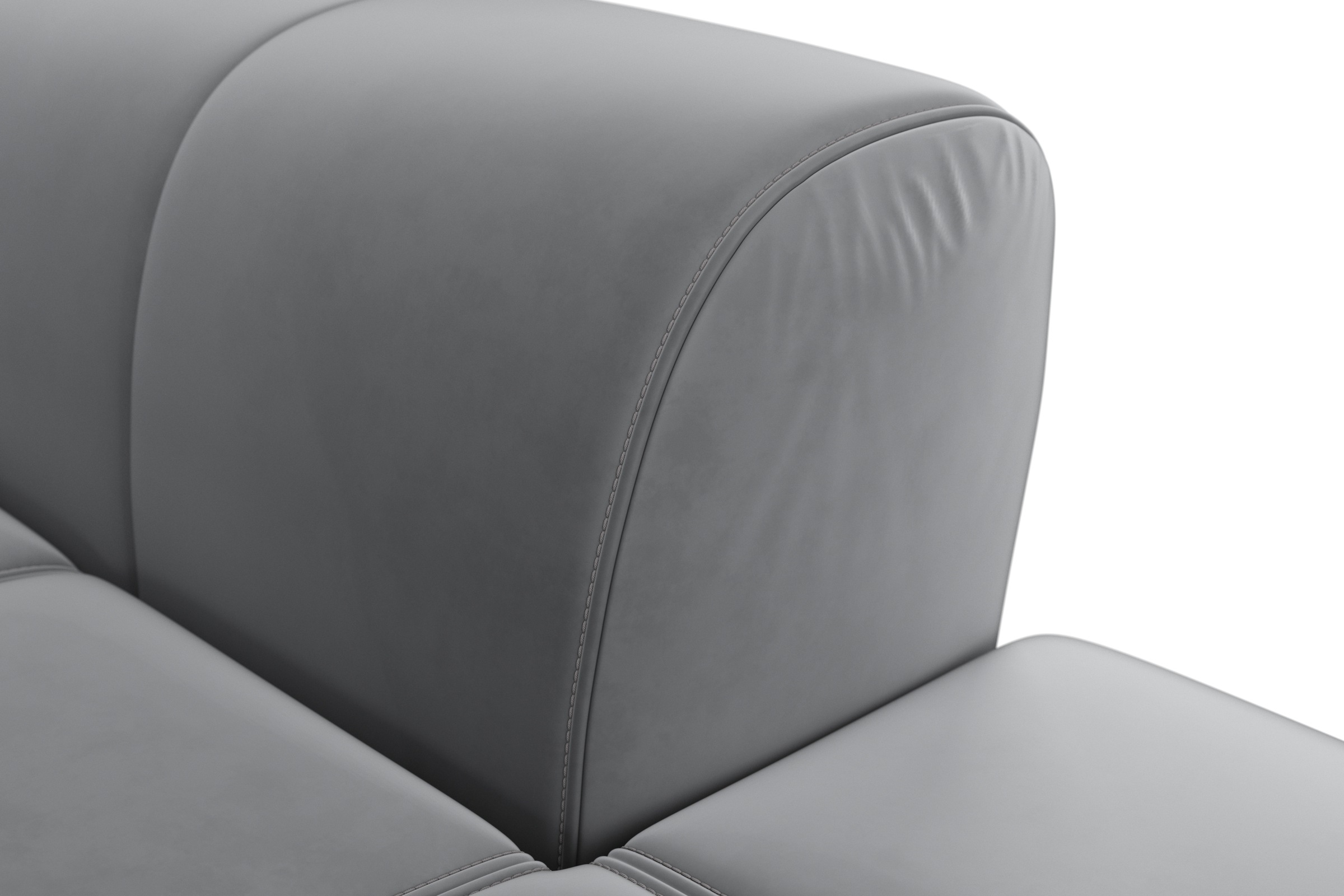 sit&more Wohnlandschaft »Bendigo U-Form«, inklusive Sitztiefenverstellung, Bodenfreiheit 12 cm, in 2 Fußfarben