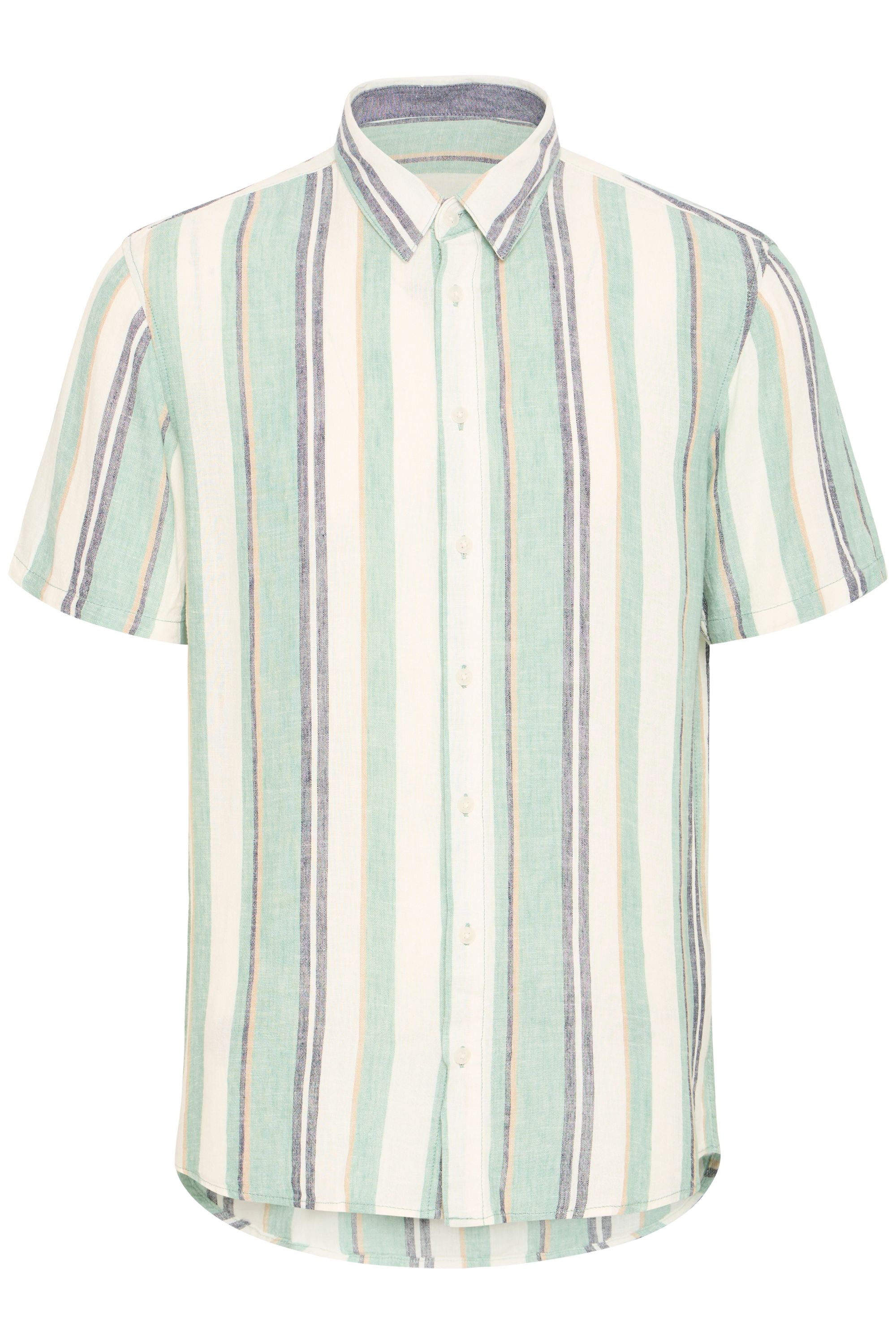 Blend Kurzarmhemd "BHBobby" Stilvolles Kurzarmhemd aus Leinenmix günstig online kaufen