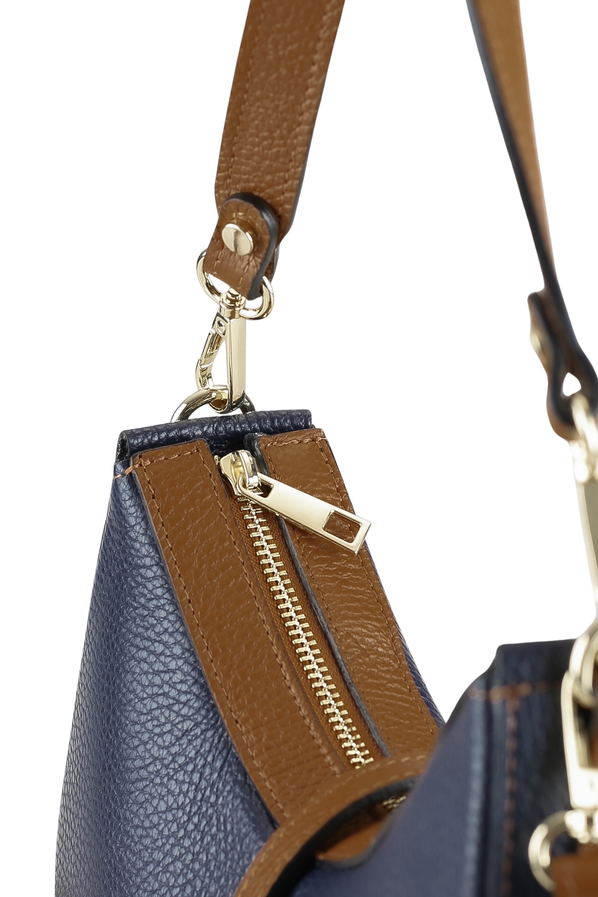 COLLEZIONE ALESSANDRO Schultertasche »OceanDrop«, aus Leder, Made in Italy