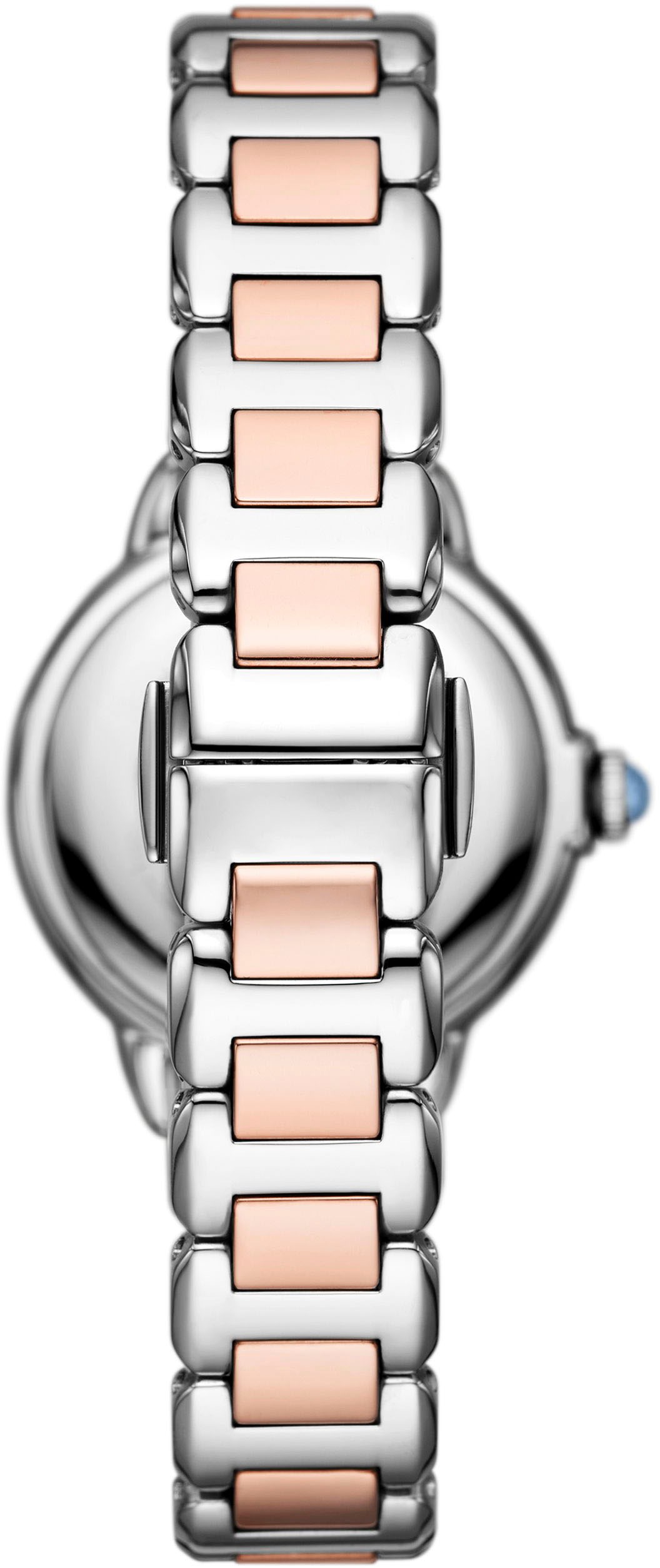 Emporio Armani Quarzuhr, Armbanduhr, Damenuhr, analog, Edelstahlarmband