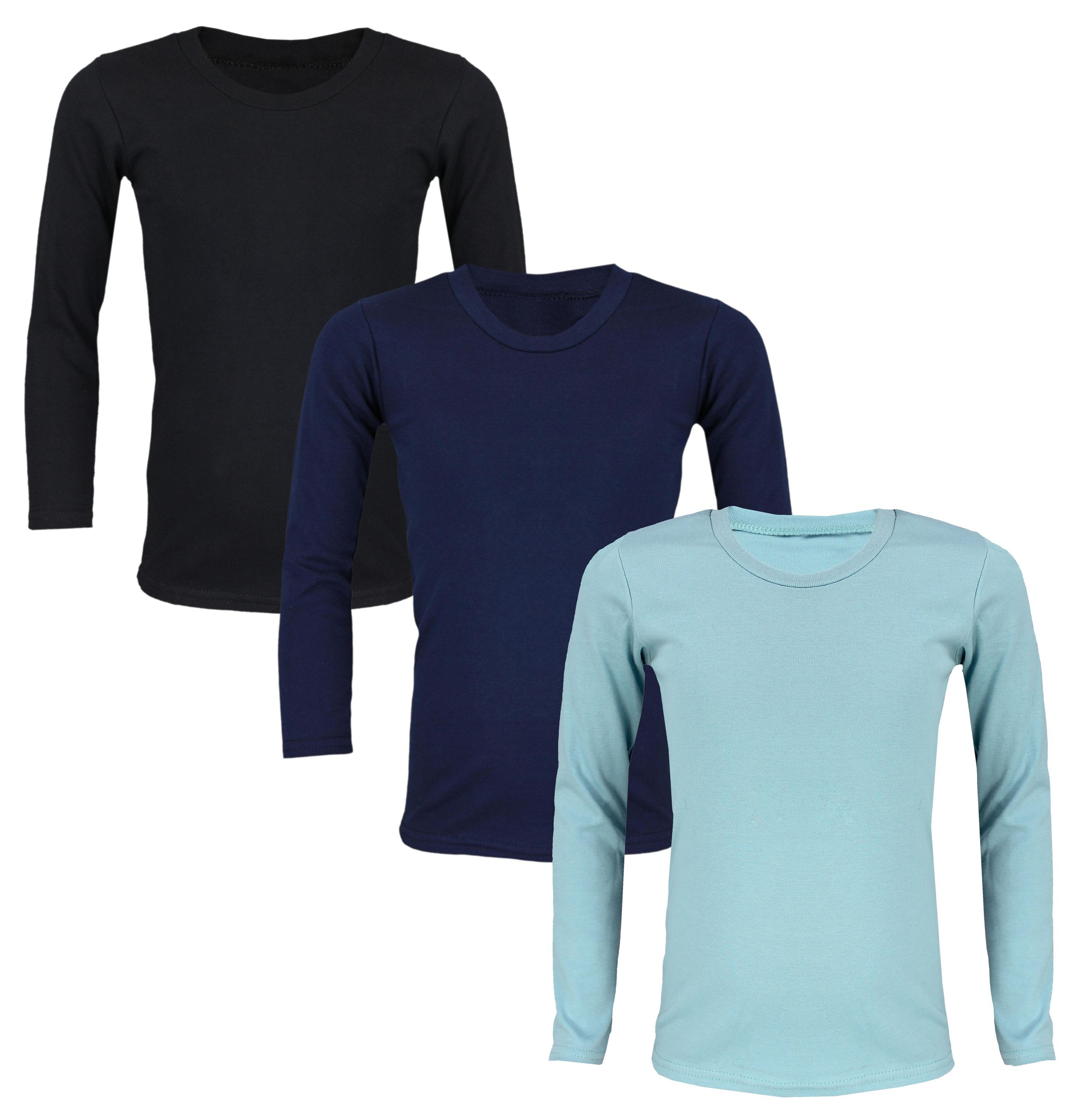 TupTam Unterhemd "Unterhemd Kinder Unisex Unterhemd Langarm 3er Pack"