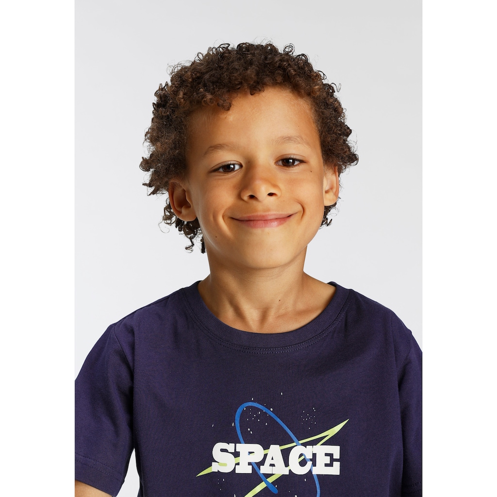 Scout T-Shirt »SPACE«, (Packung, 2er-Pack)