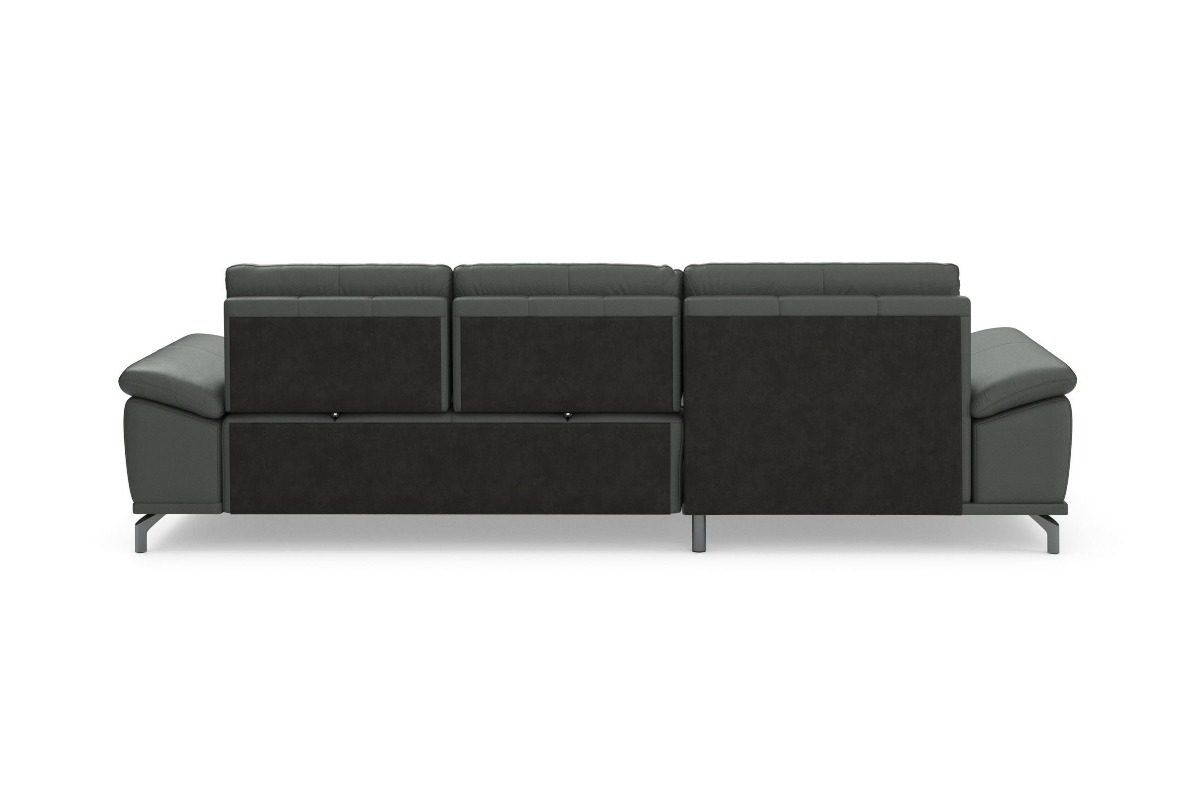 Places of Style Ecksofa Costello, mit Sitztiefenverstellung und Armlehnfunktion, incl. 3 Nierenkissen