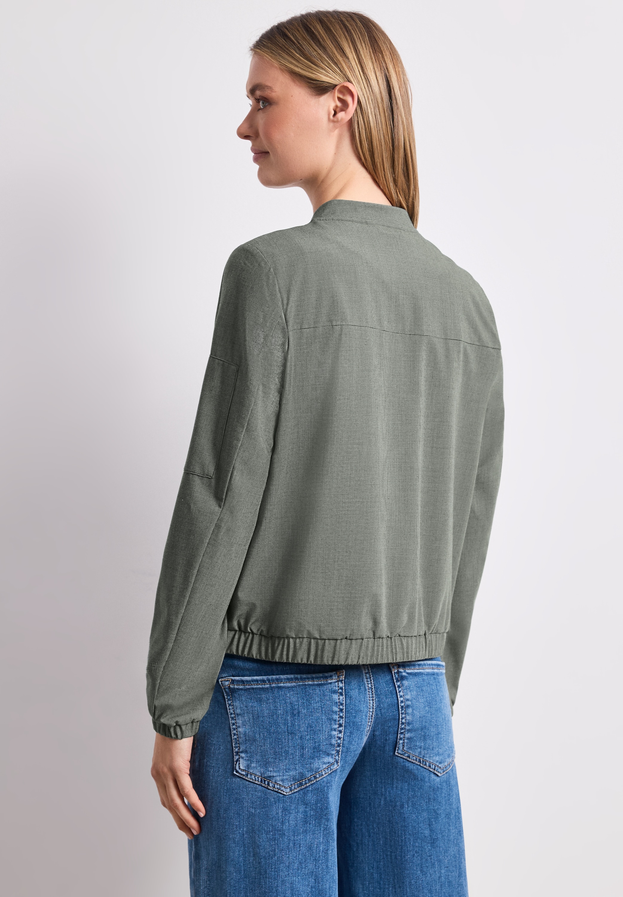 STREET ONE Blouson ohne Kapuze mit Rundhalsausschnitt