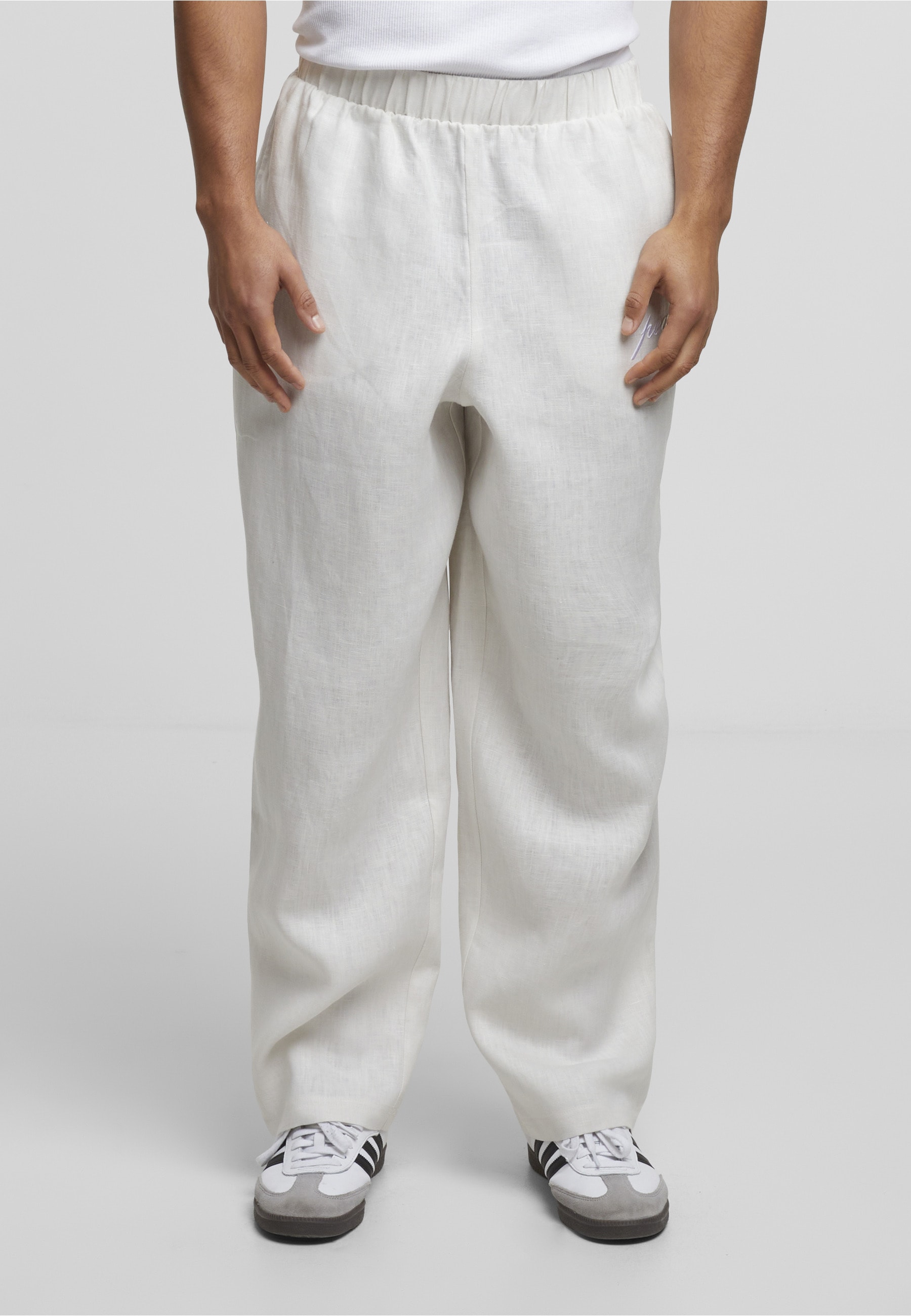 PEQUS Stoffhose »PEQUS PEQUS Logo Linen Pants«