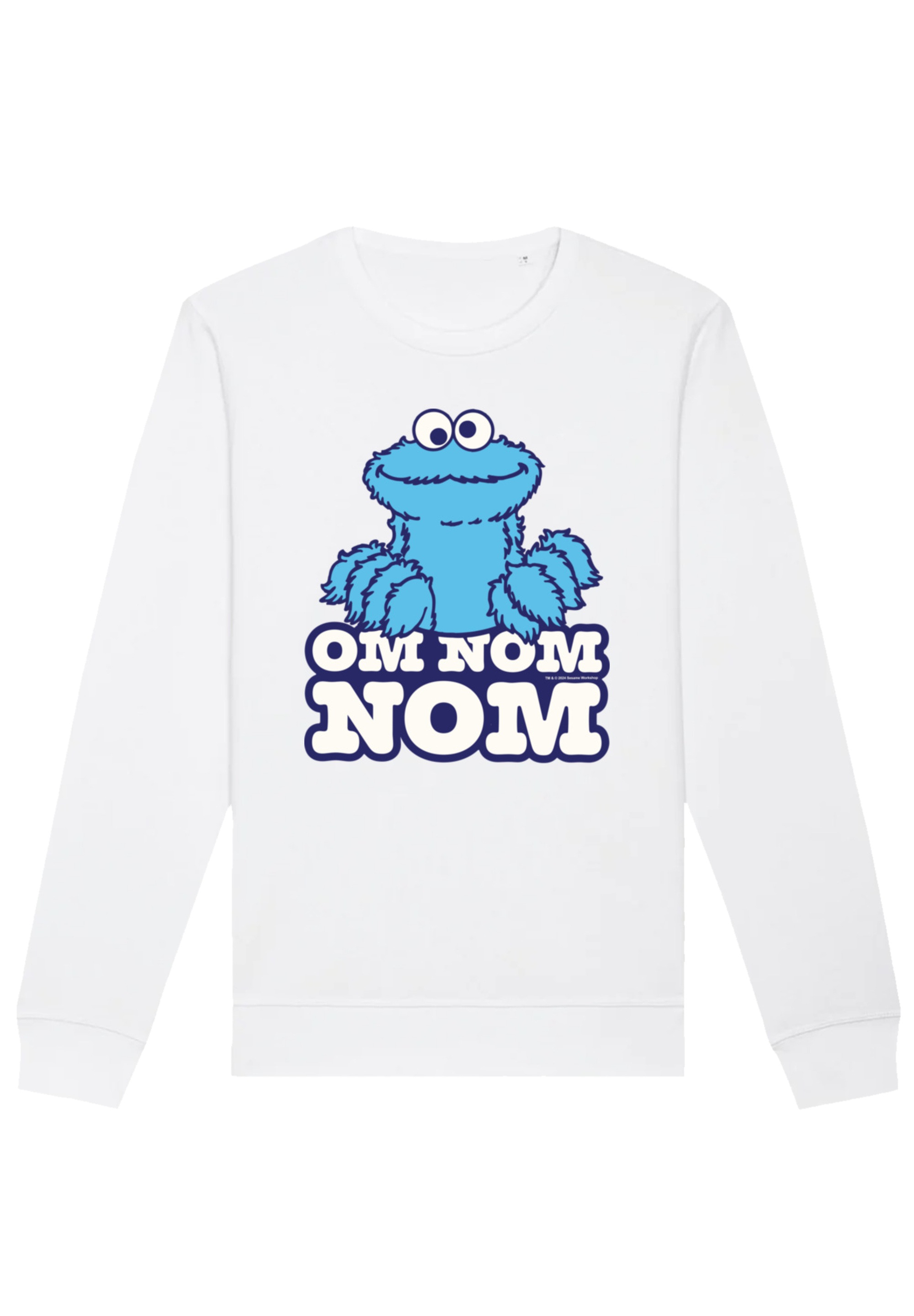 F4NT4STIC Sweatshirt "Sesamstraße Cookie Monster Nom Nom", Premium Qualität günstig online kaufen