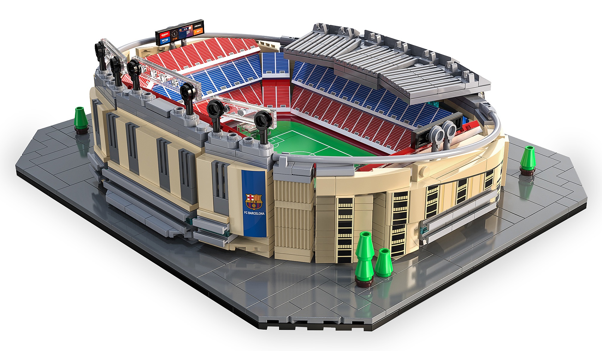 Jamara Konstruktions-Spielset »CaDA, Brick, Camp Nou Stadion FC Barcelona (402910)«