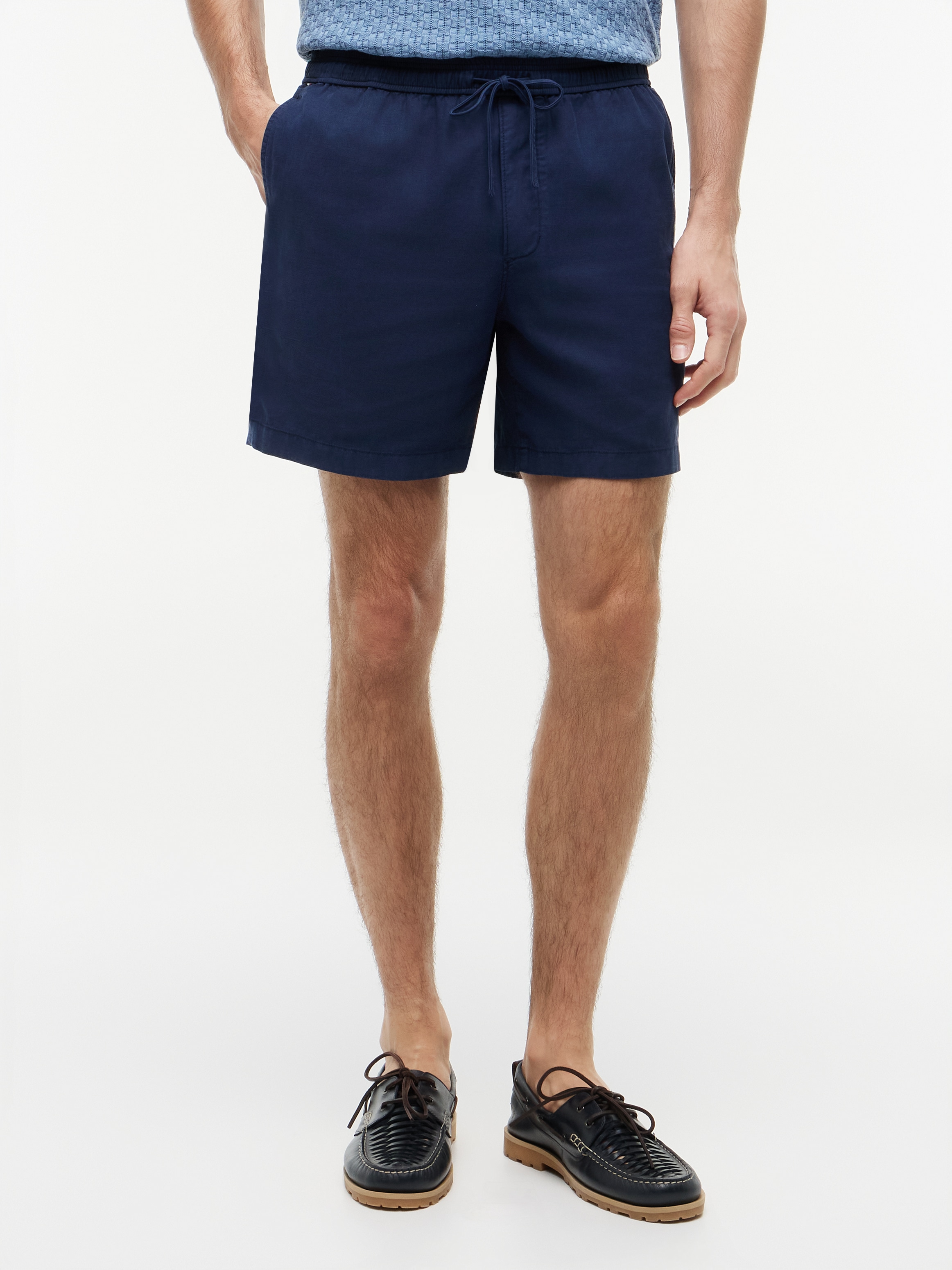 Tommy Hilfiger Shorts "DOVER 6" PO CO LYOCELL GMD" gewaschen, mit 15 cm Schrittlänge elastischer Bund