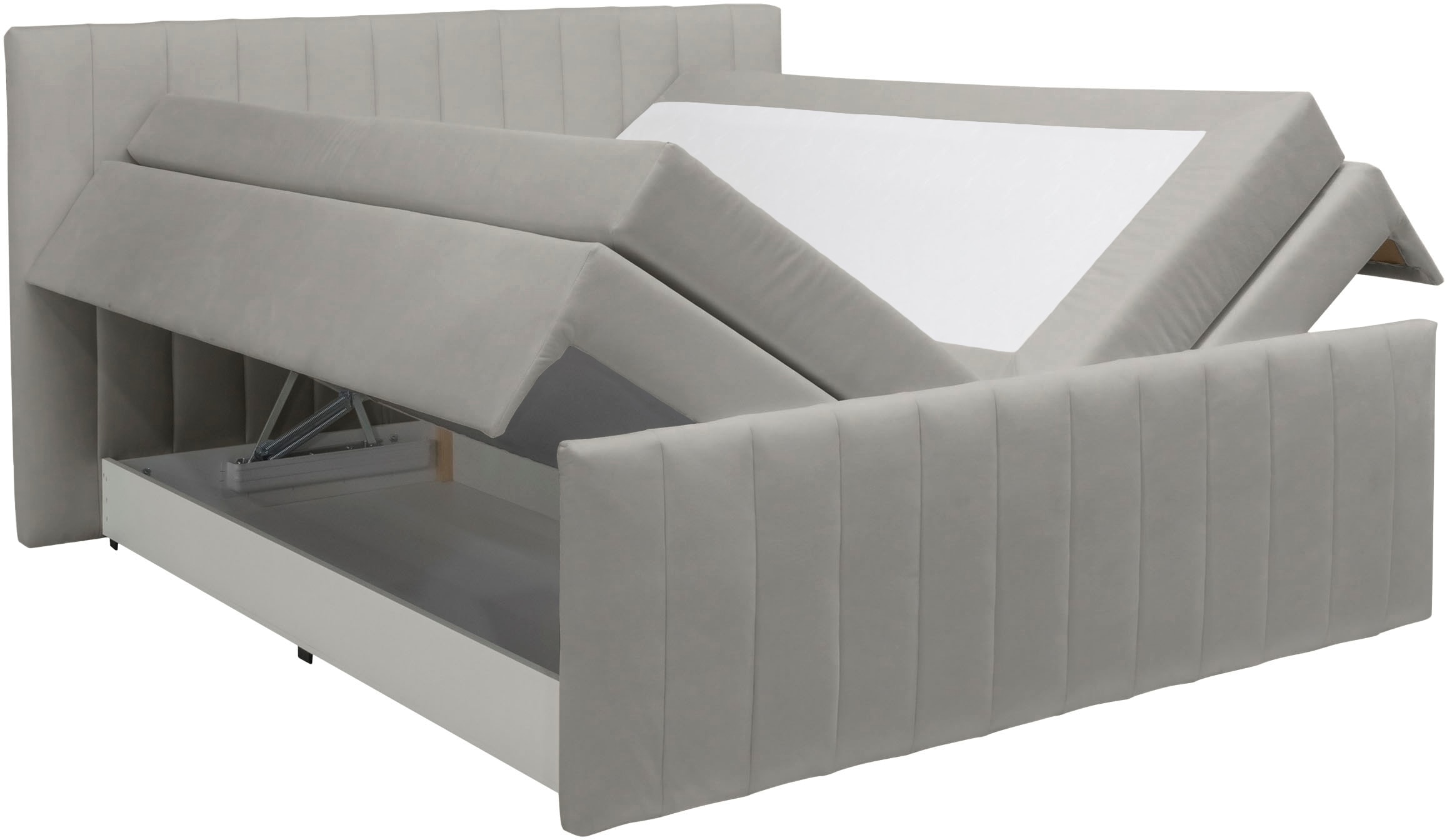 INOSIGN Boxspringbett »Effy inkl. Bettkasten und Topper, erhältlich in der Breite 180x200cm«, wahlweise in H3 oder H4 wählbar