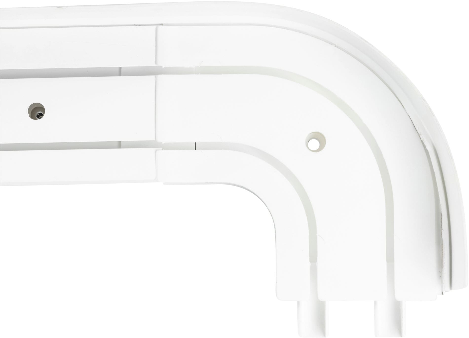 SN DECO GROUP Gardinenschiene »SH2«, 2 läufig-läufig, Fixmaß, mit Blende 5 cm