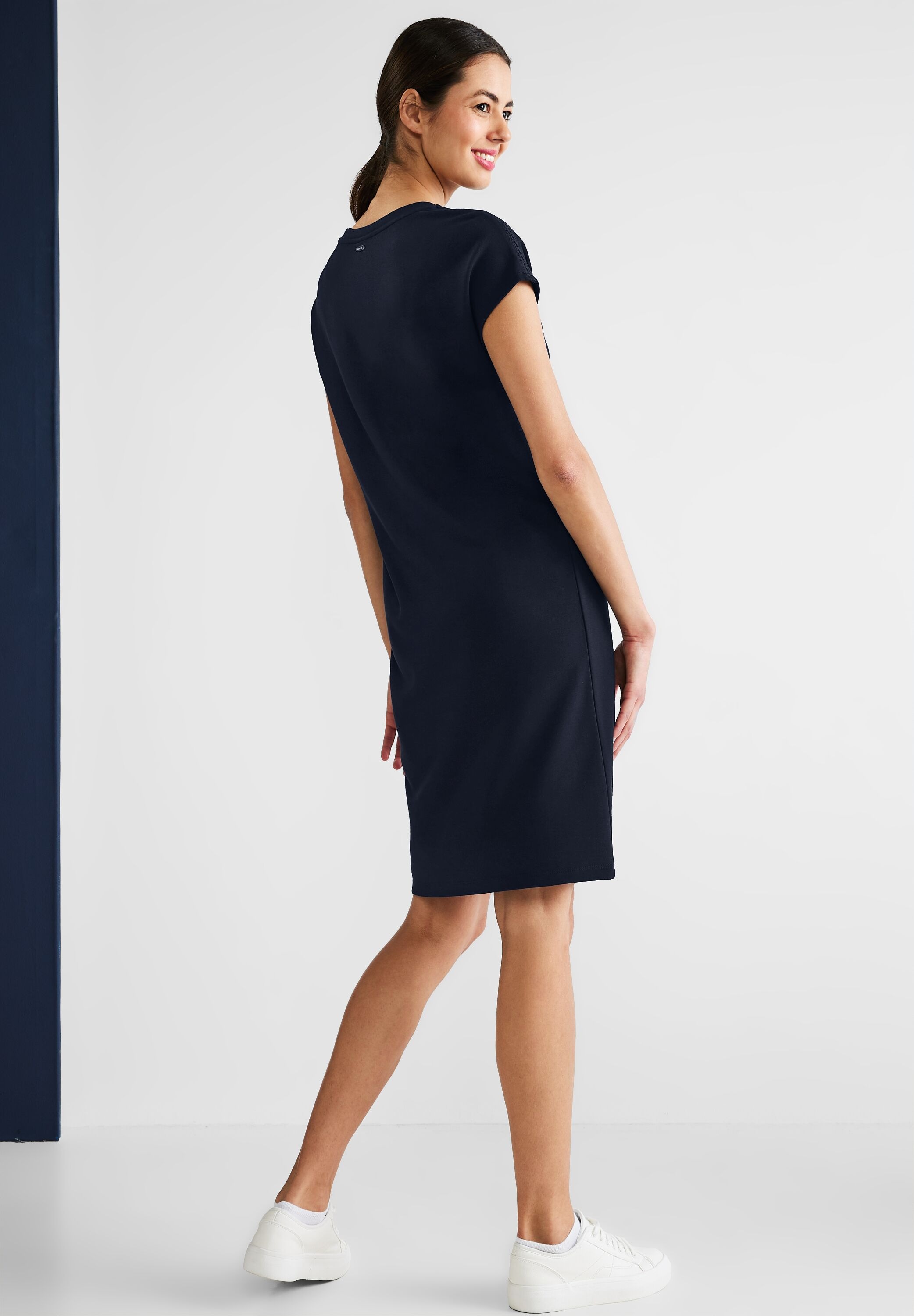 STREET ONE Jerseykleid, in Unifarbe