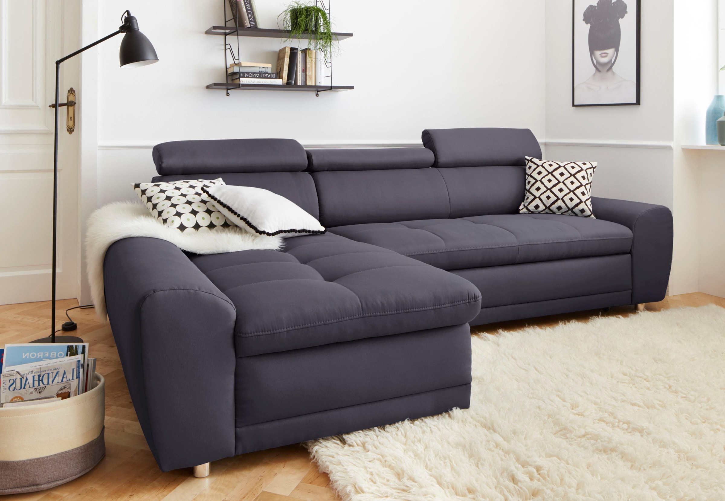 sit&more Sit&more Ecksofa »Riva L-Form« su Kopt...