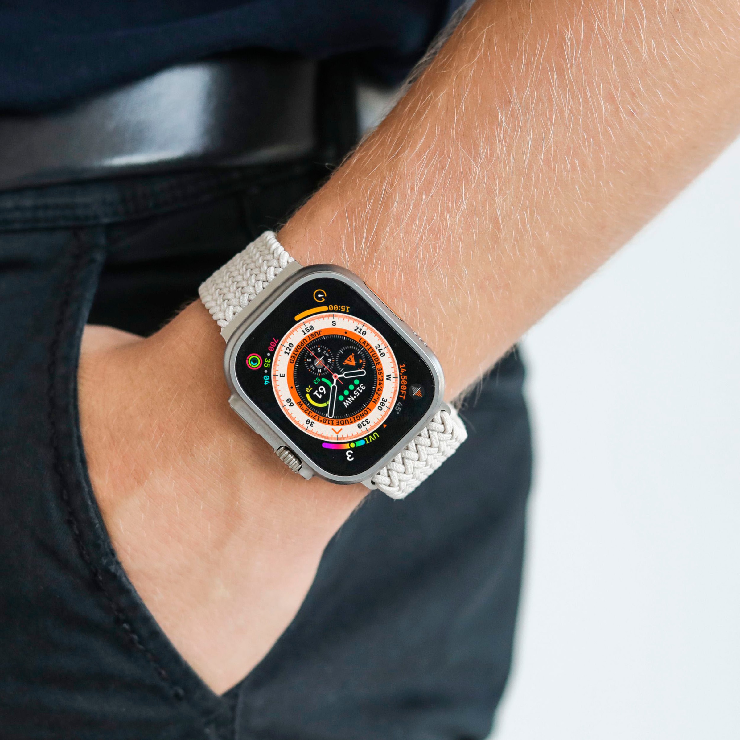 VONMÄHLEN Smartwatch-Armband »Watch Strap - Woven Loop - Armband für Apple Watch 42/44/45/49 mm«