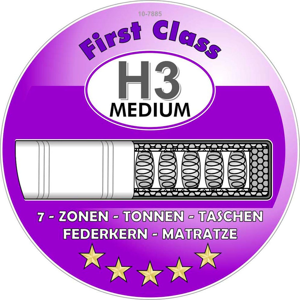Jockenhöfer Gruppe Boxspringbett »Sophia«, inklusive 9cm Kaltschaumtopper, 7-Zonen-TTFK-Matratze