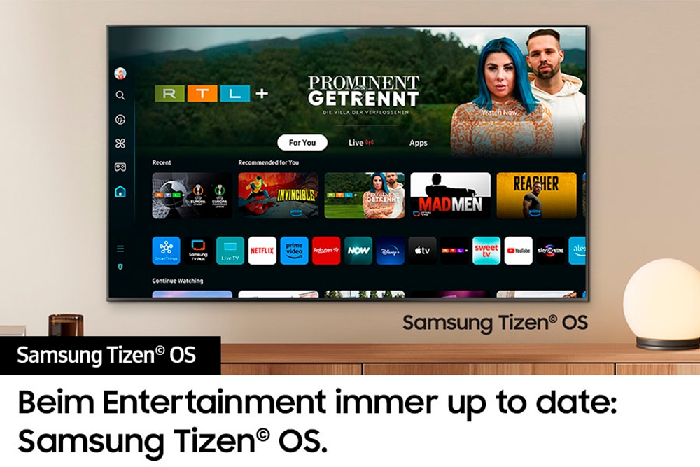 Samsung OLED-Fernseher »GQ55S90DAE«, 4K Ultra HD, Smart-TV, Neural Quantum 4K AI Gen2 Prozessor, Gaming Hub, bis zu 144Hz