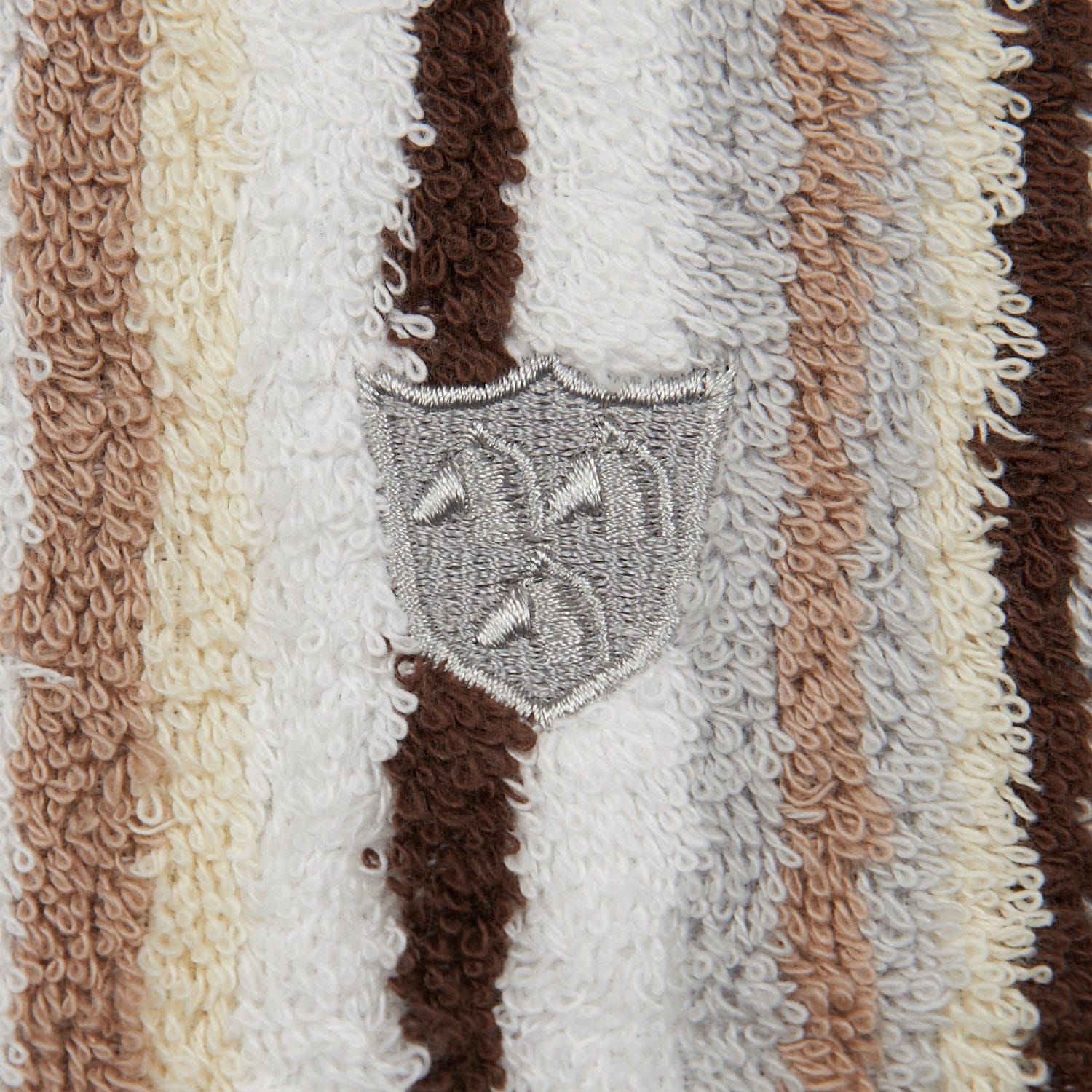 ROSS Duschtuch »Vita«, (1 St.), mit Streifen und gesticktem ROSS-Emblem