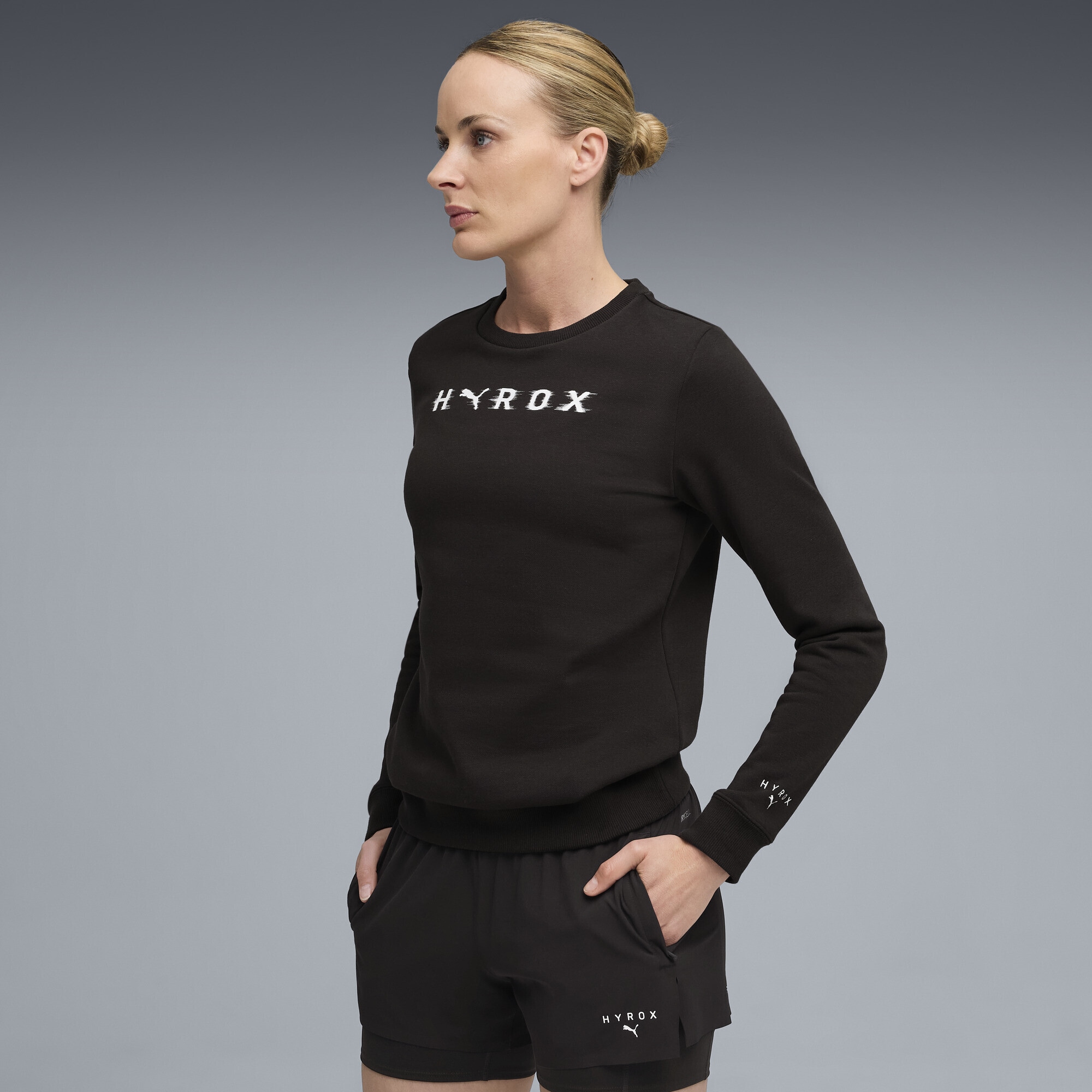 PUMA Sweatshirt »PUMA x HYROX Heavyweight Rundhalsshirt Damen«