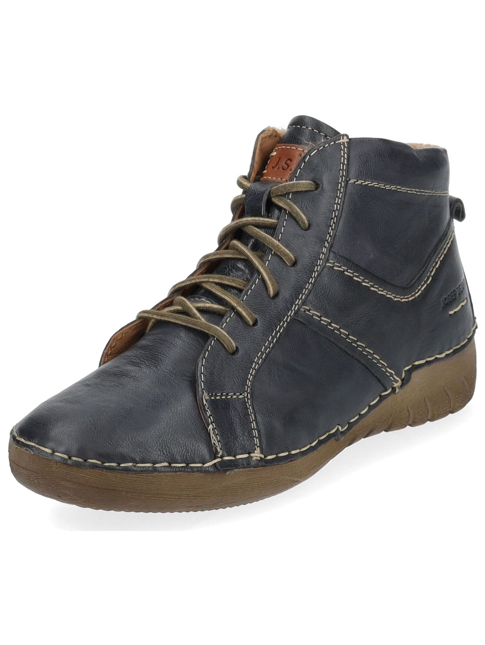Josef Seibel Schnürstiefelette "Josef Seibel Stiefelette Leder" günstig online kaufen