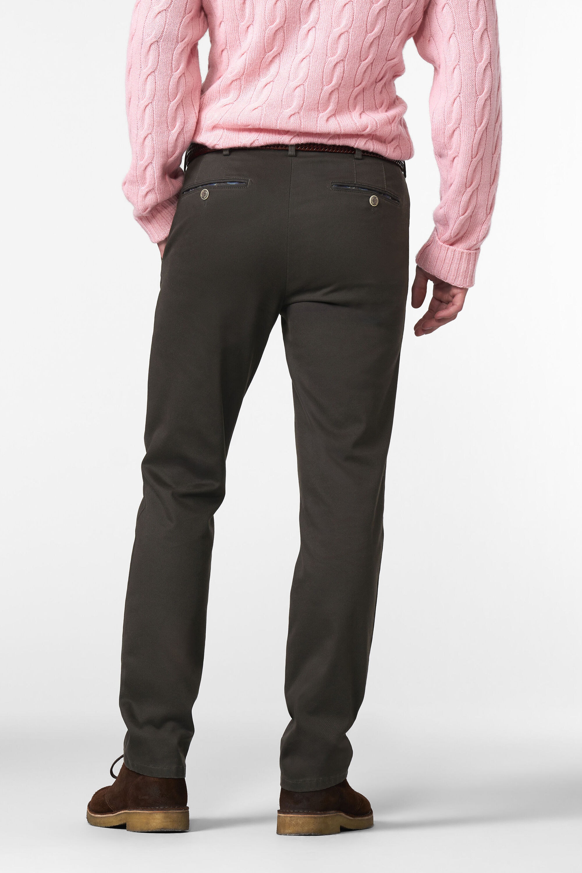 MEYER Chinos »BONN«, mit Micro Print